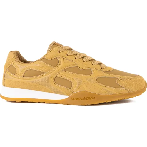 Zapatillas North Star Urbanas Mujer Track Sprinter color beige | Platanitos
