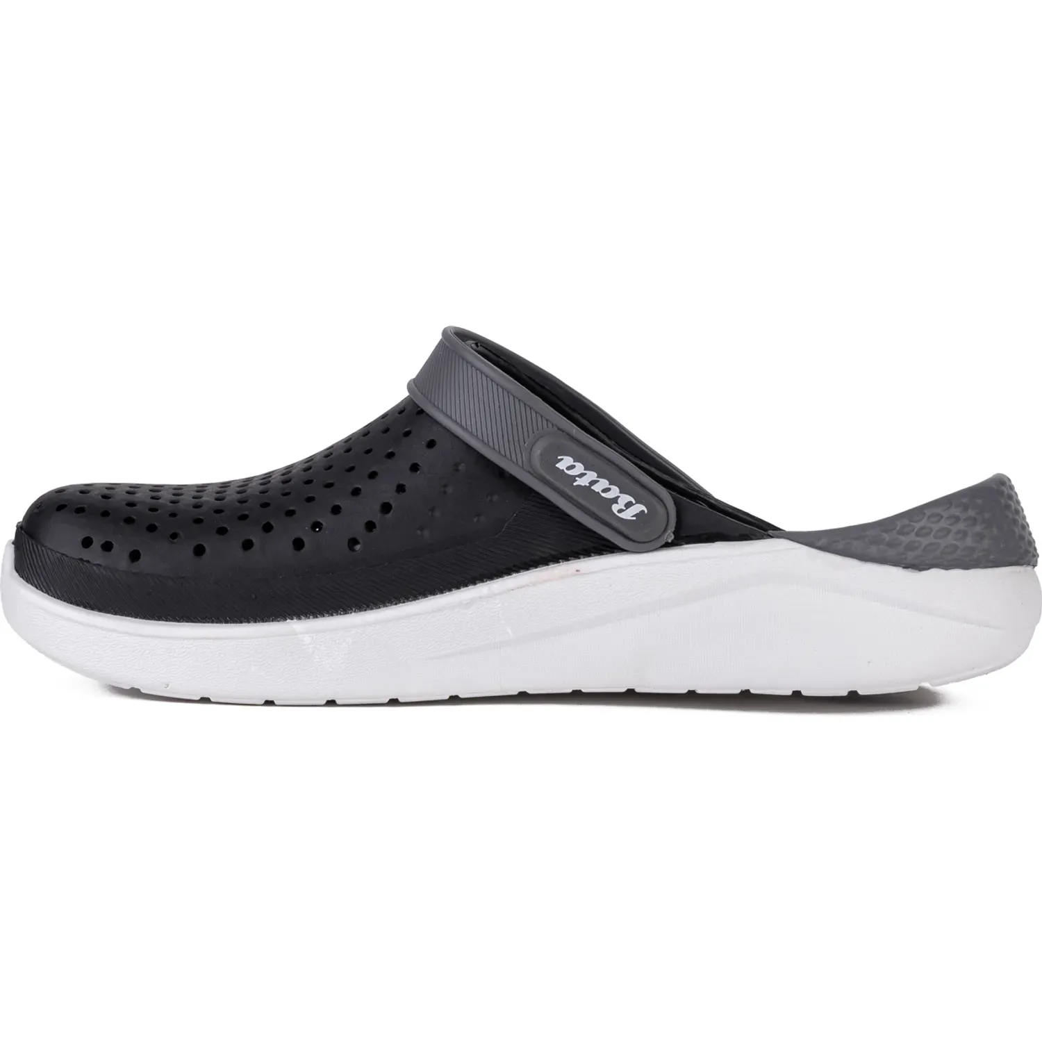 Sandalia Bata Casual Confort Mujer Mayra color negro/gris | Platanitos