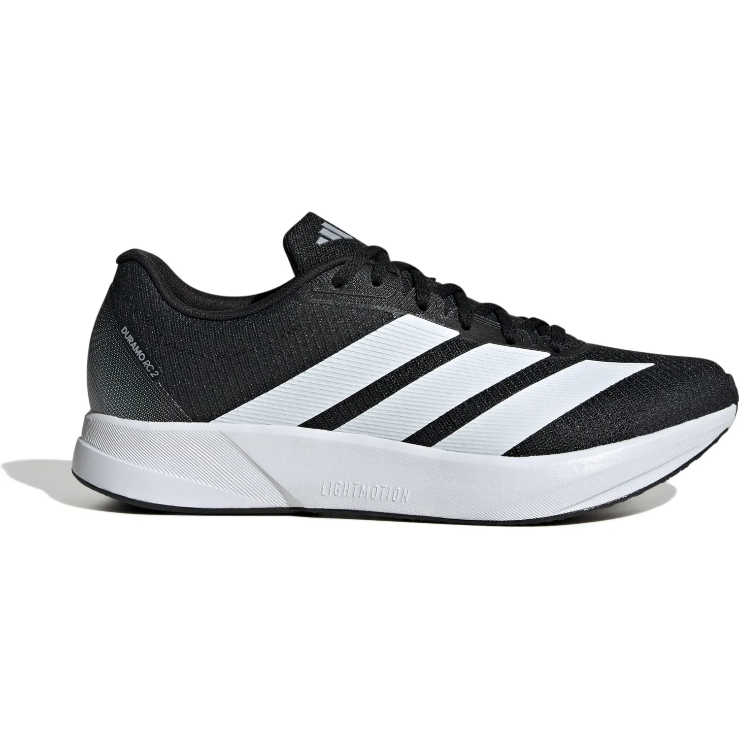 Zapatillas Adidas Running Hombre Duramo Rc2 M color negro / blanco | Platanitos