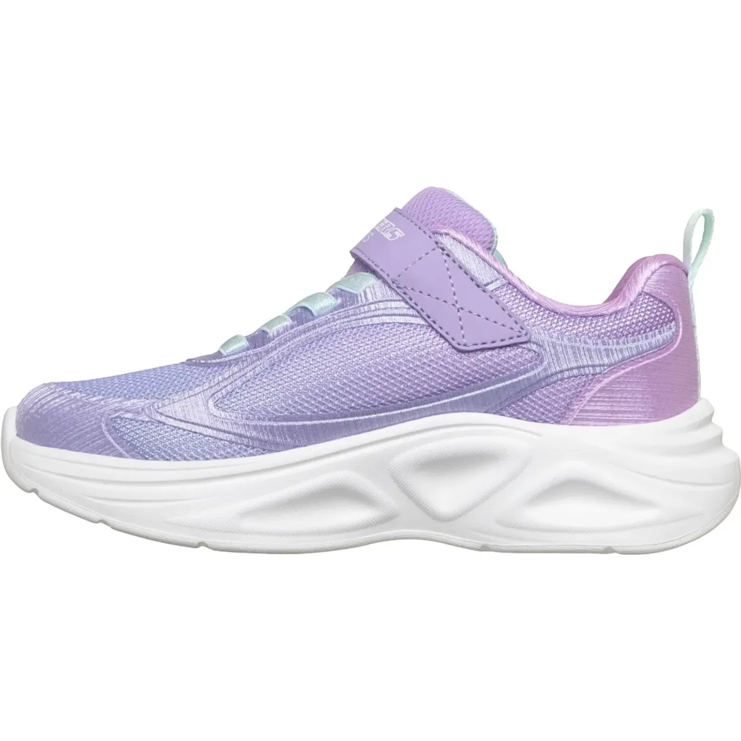 Zapatillas Skechers Urbanas Niños Sola Glow 2.0 color lila | Platanitos