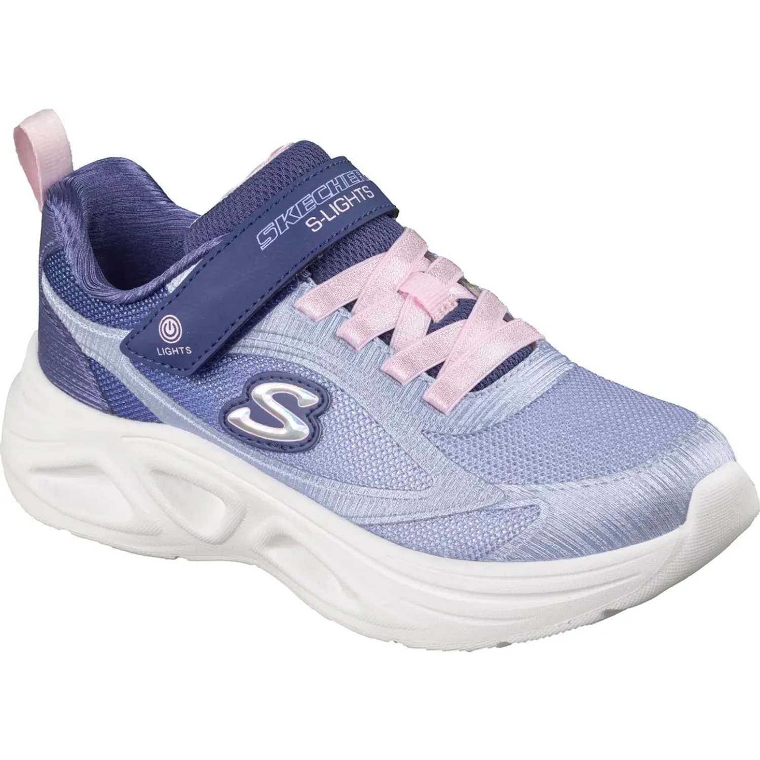 Zapatillas Skechers Urbanas Niños Sola Glow 2.0 color lila | Platanitos