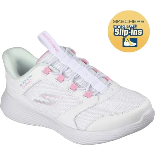 Zapatillas Skechers Urbanas Niñas Go Run 400 V2 color blanco | Platanitos