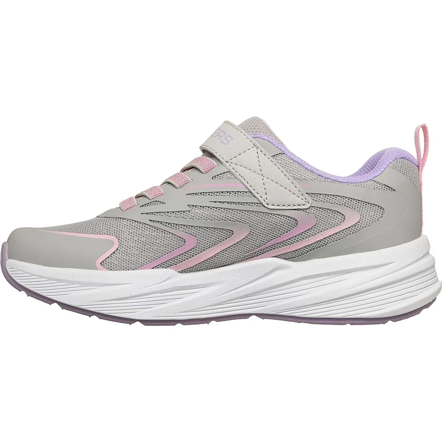 Zapatillas Skechers Urbanas Niños Microspec Tread color gris | Platanitos