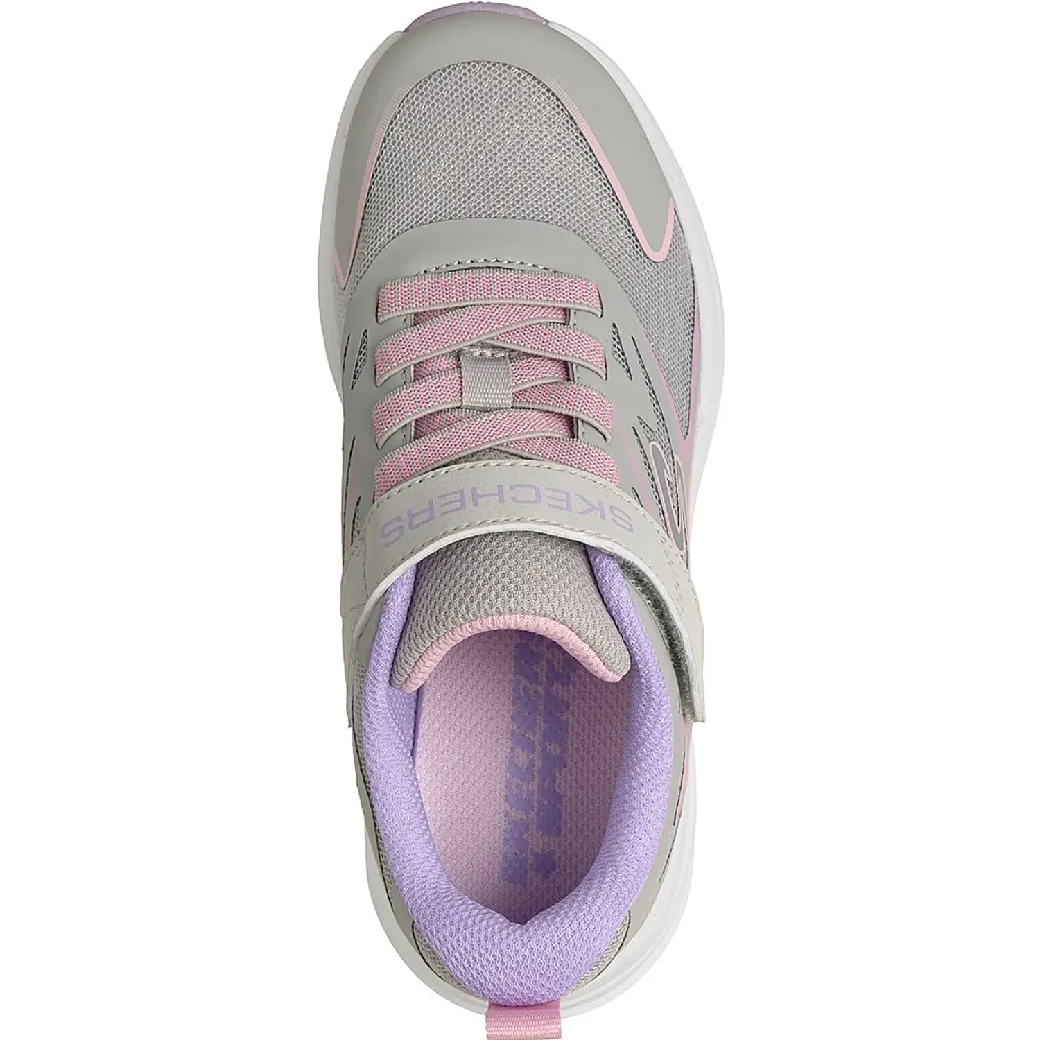 Zapatillas Skechers Urbanas Niños Microspec Tread color gris | Platanitos