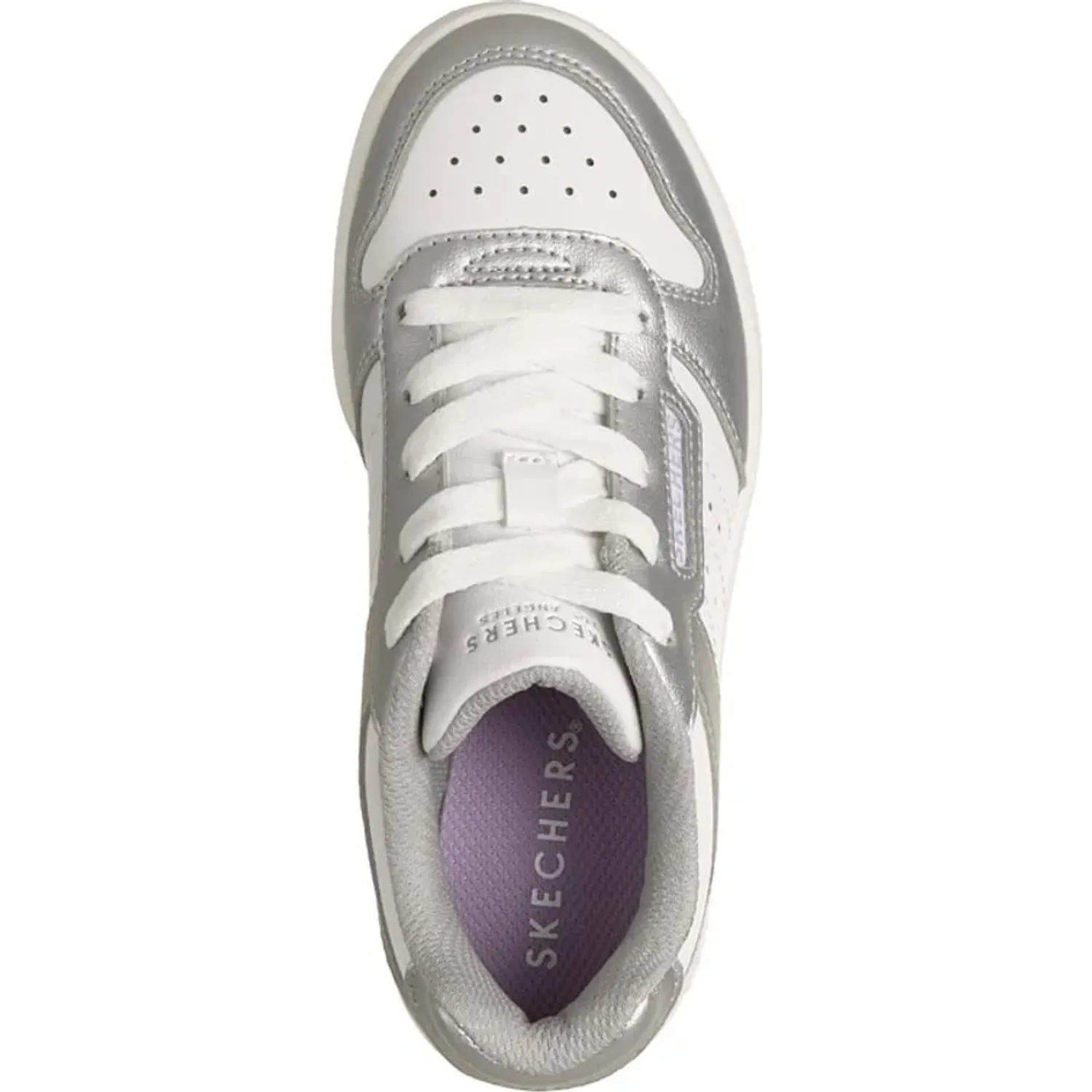 Skechers Zapatillas Skechers Urbanas Niños Quick Street color blanco | Platanitos