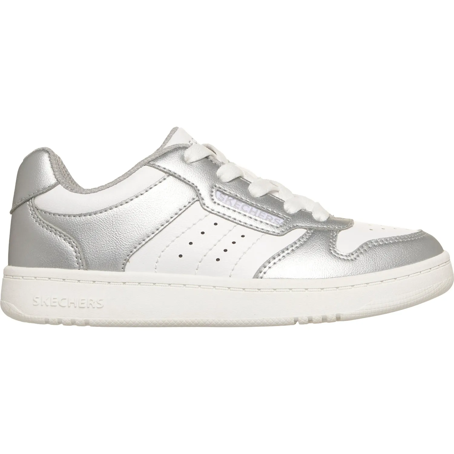 Skechers Zapatillas Skechers Urbanas Niños Quick Street color blanco | Platanitos