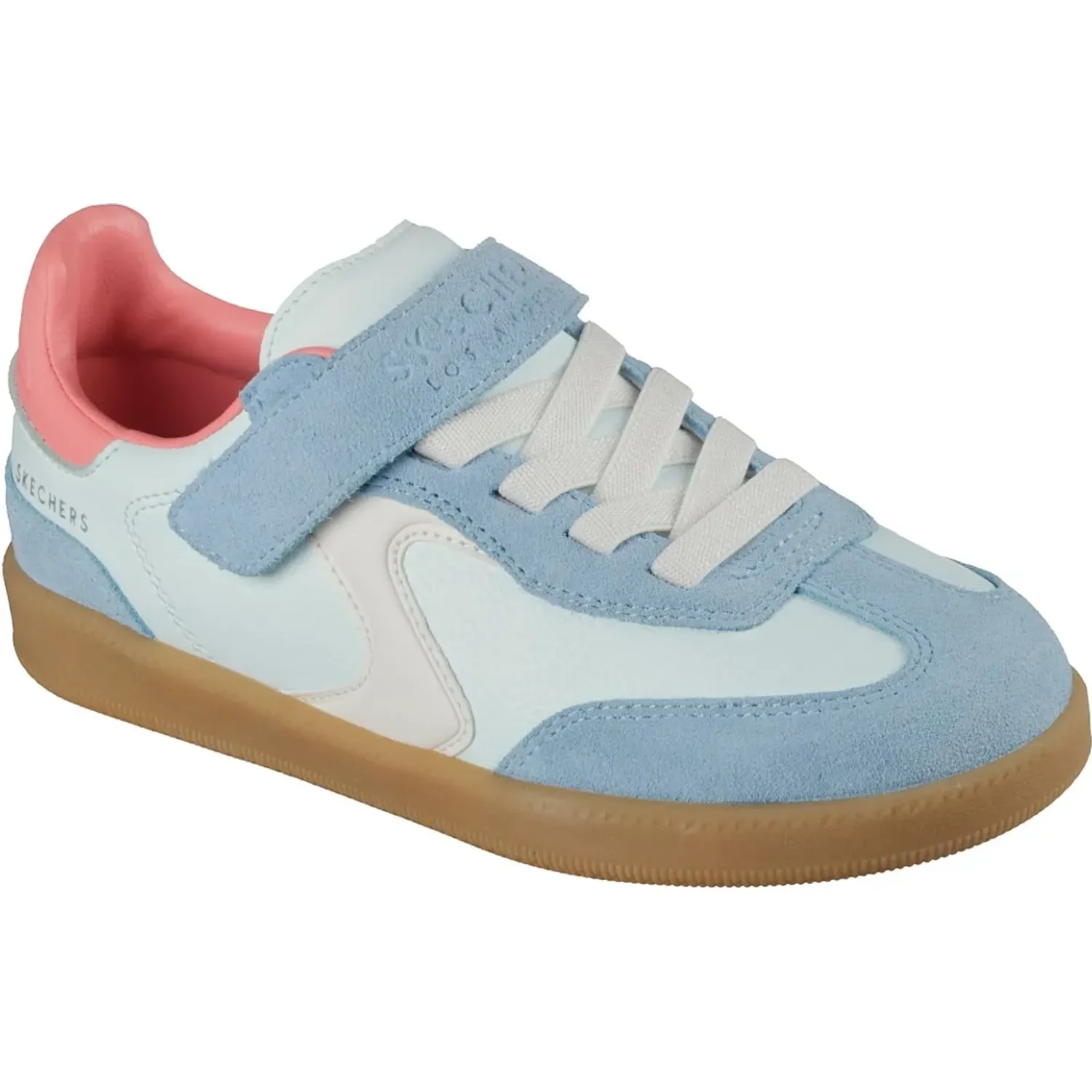 Zapatillas Skechers Urbanas Niños Hotshot color celeste | Platanitos