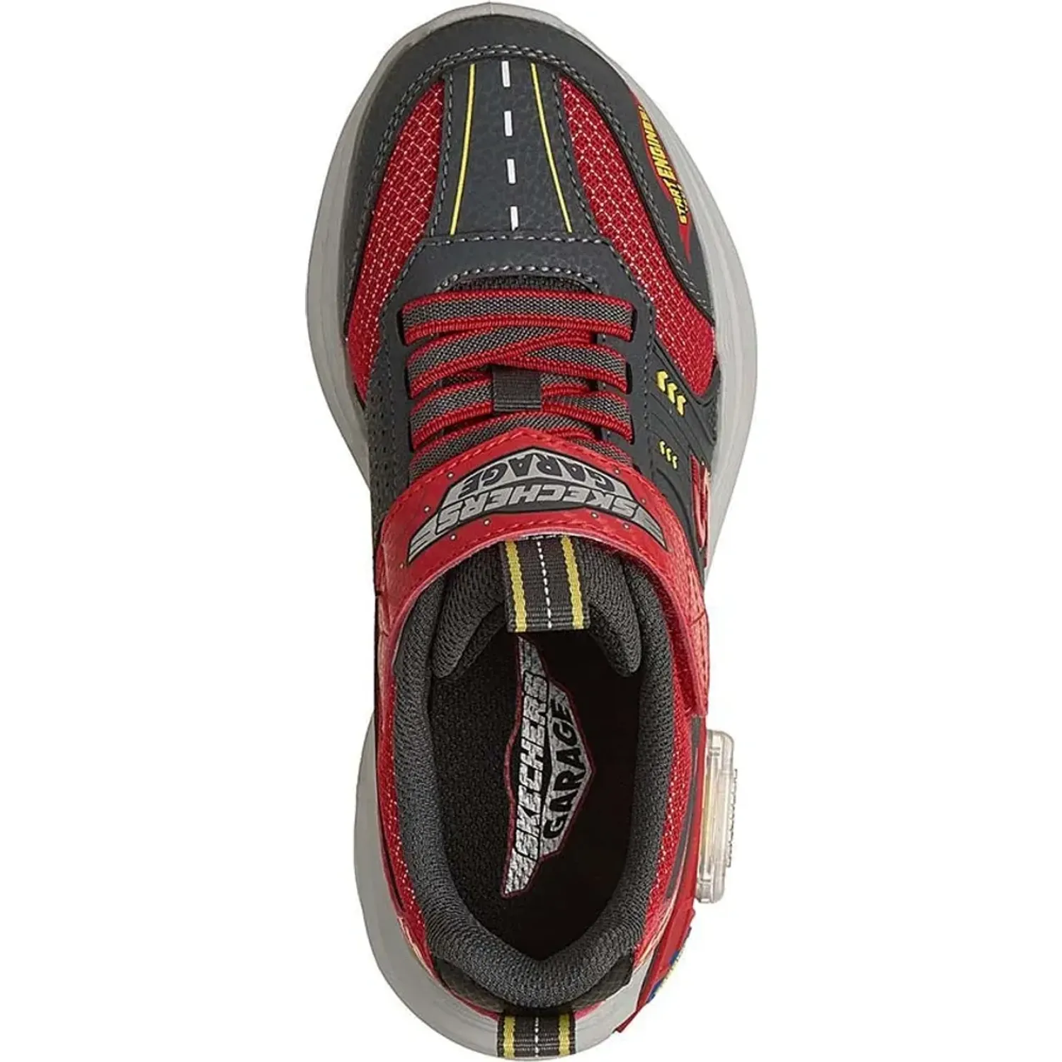 Zapatillas Skechers Urbanas Niños Garage color rojo | Platanitos