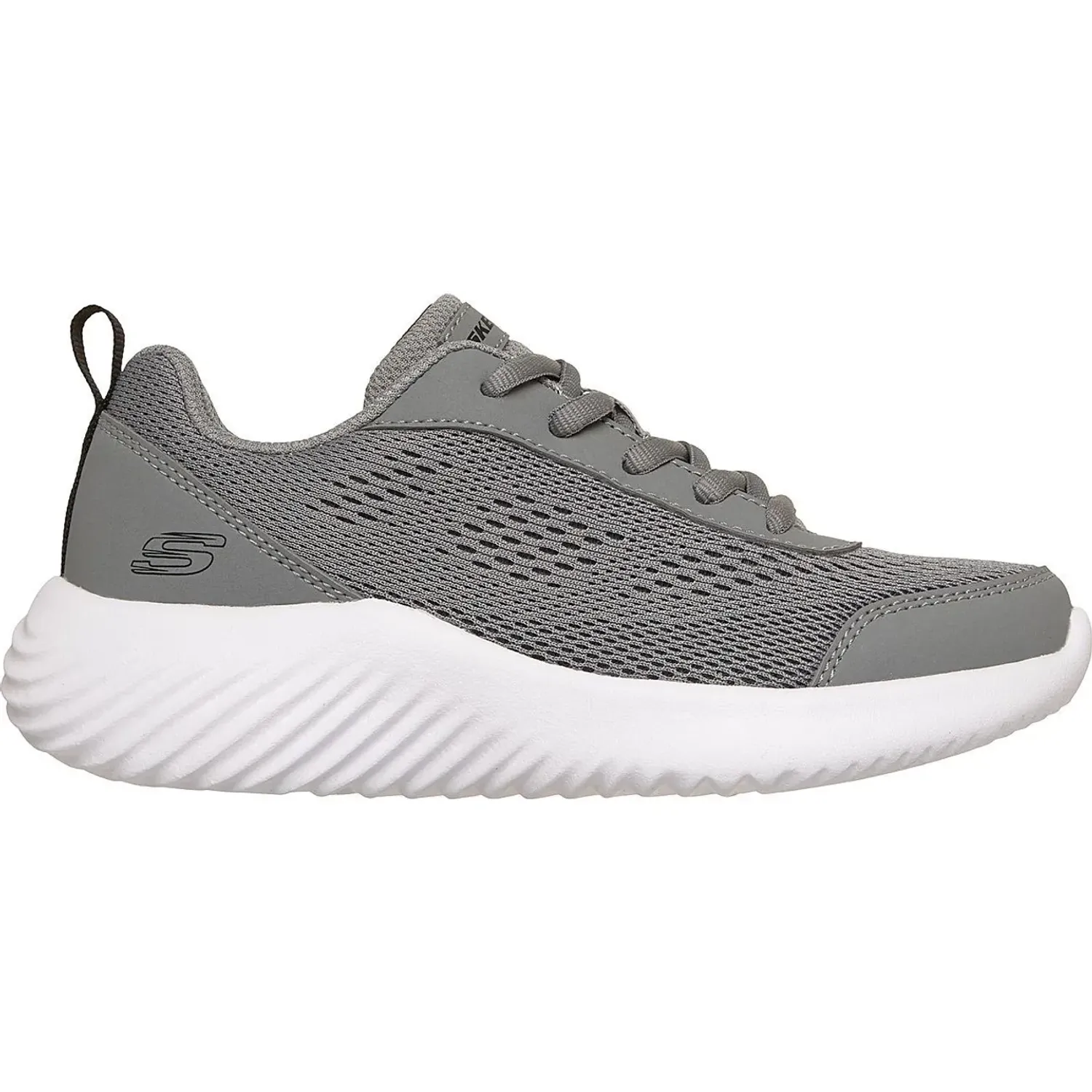 Zapatillas Skechers Urbanas Niños Bounder color gris | Platanitos