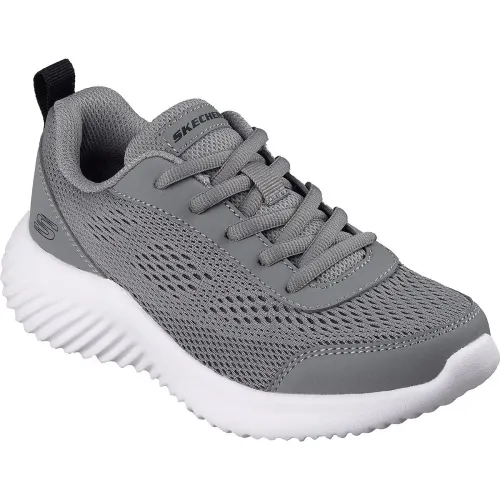 Zapatillas Skechers Urbanas Niños Bounder color gris | Platanitos