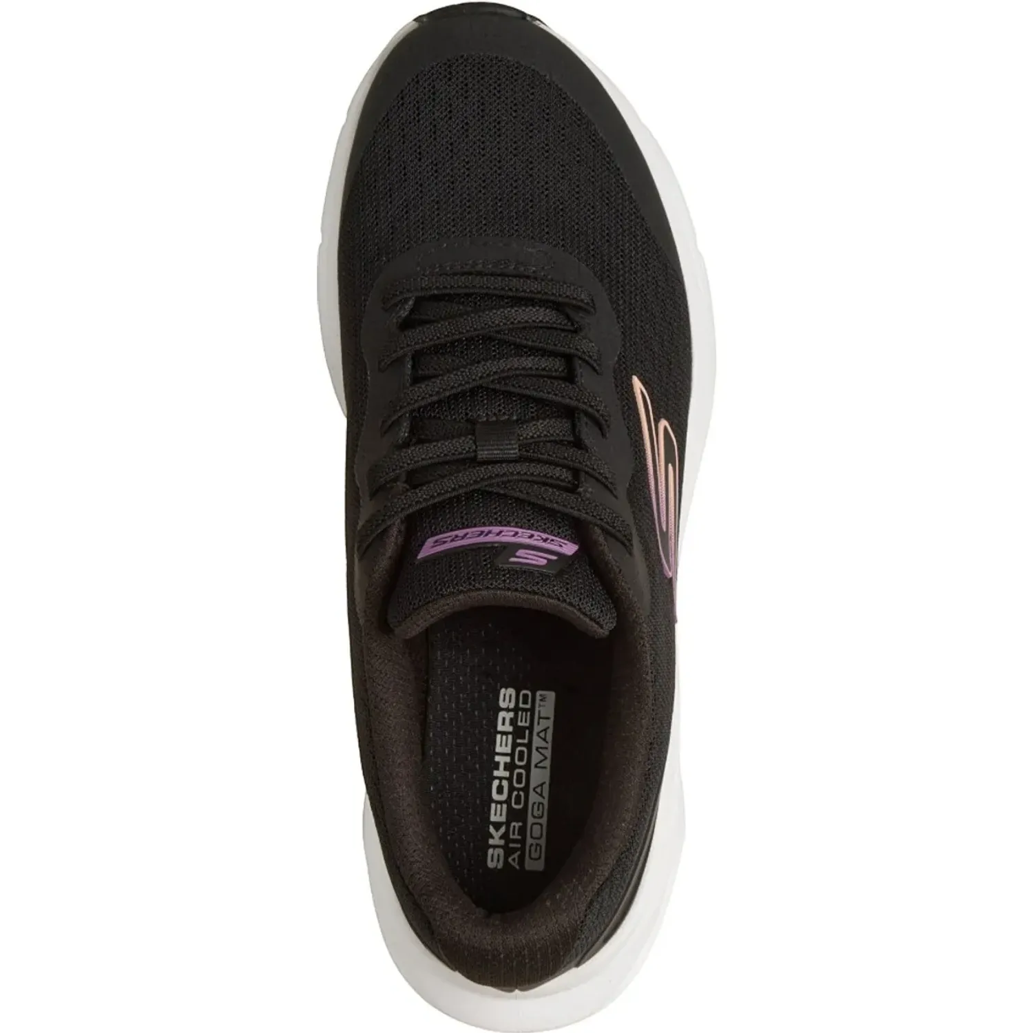 Skechers Zapatillas Skechers Urbanas Mujer Glide-Step Vortex color negro | Platanitos