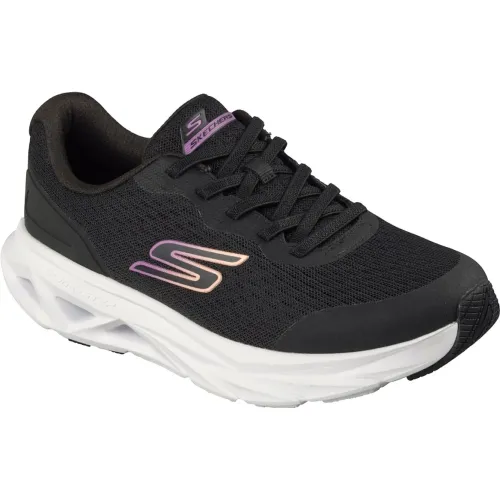 Zapatillas Skechers Urbanas Mujer Glide-Step Vortex color negro | Platanitos