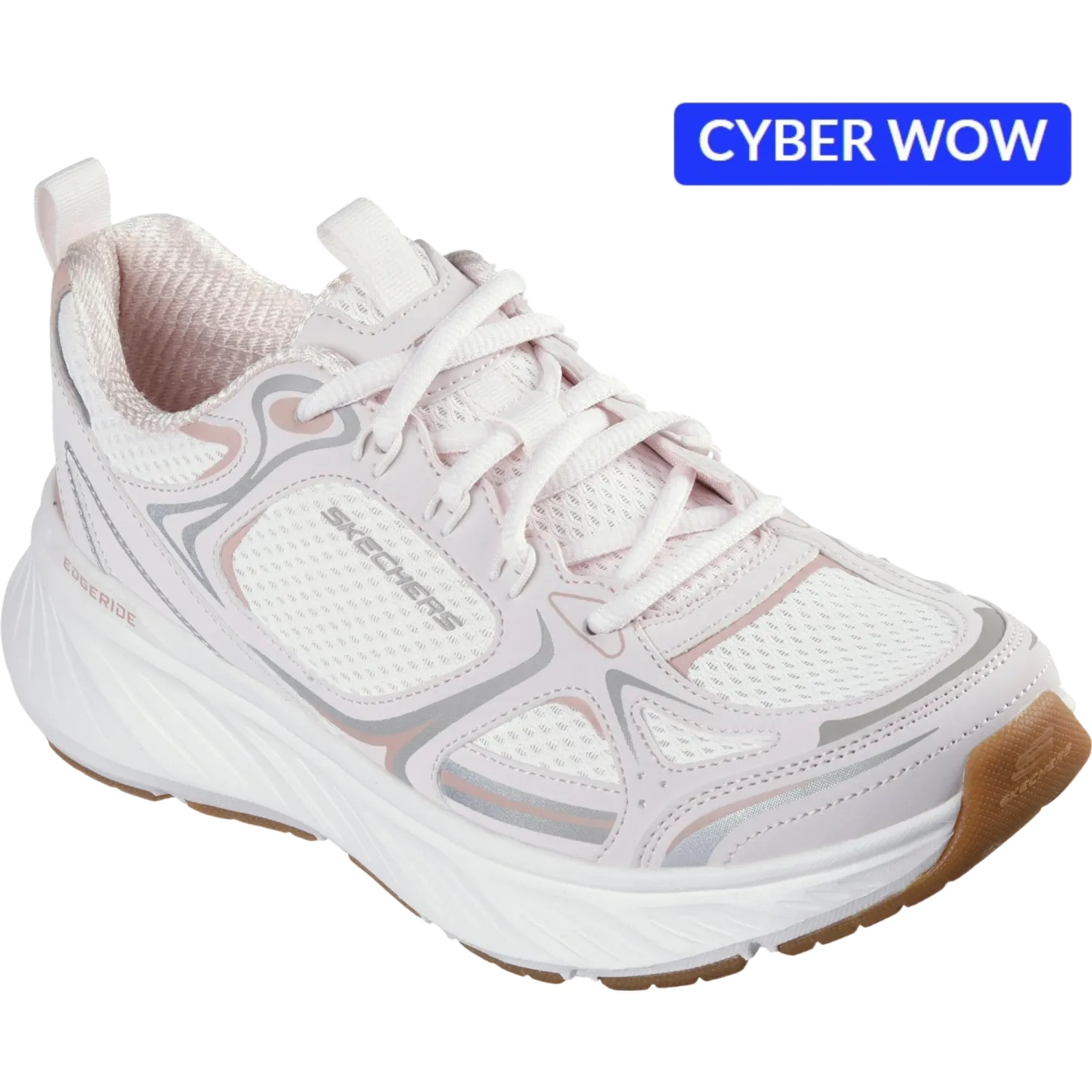 Zapatillas Skechers Urbanas Mujer Edgeride color rosa | Platanitos