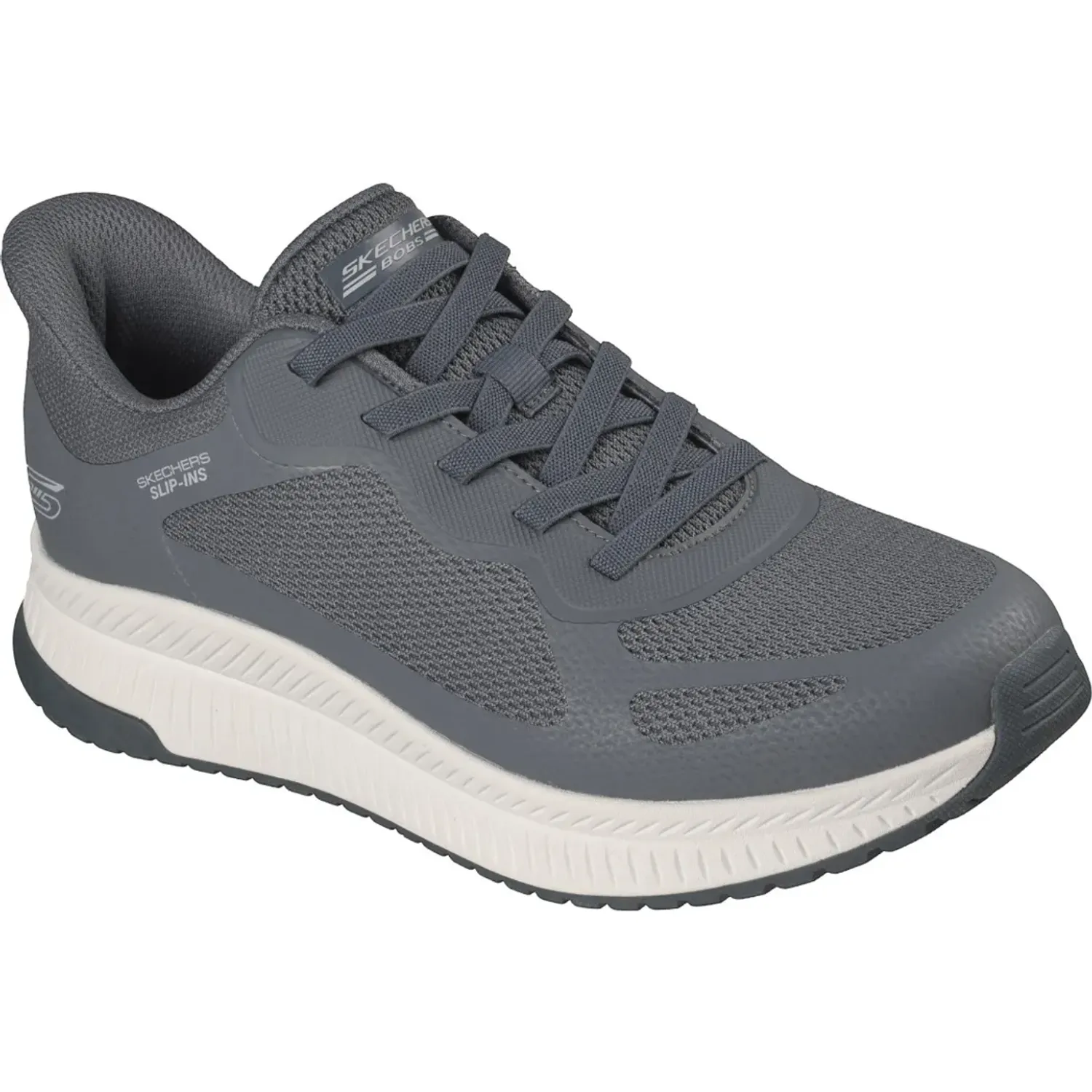 Zapatillas Skechers Urbanas Hombre Slip-Ins Bobs Squad 4 color gris | Platanitos