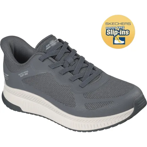 Zapatillas Skechers Urbanas Hombre Slip-Ins Bobs Squad 4 color gris | Platanitos