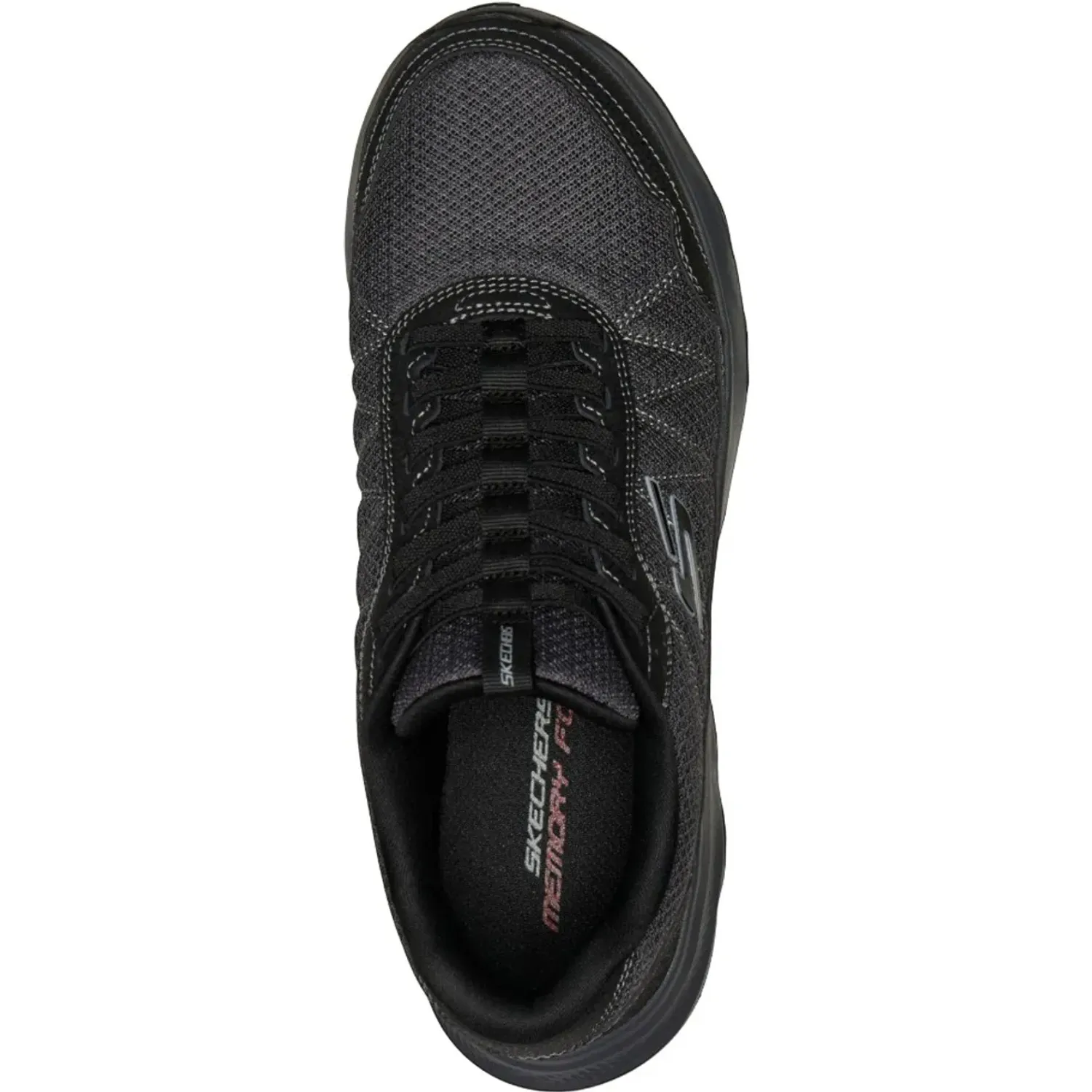 Zapatillas Skechers Urbanas Hombre Ridge Oak color negro | Platanitos