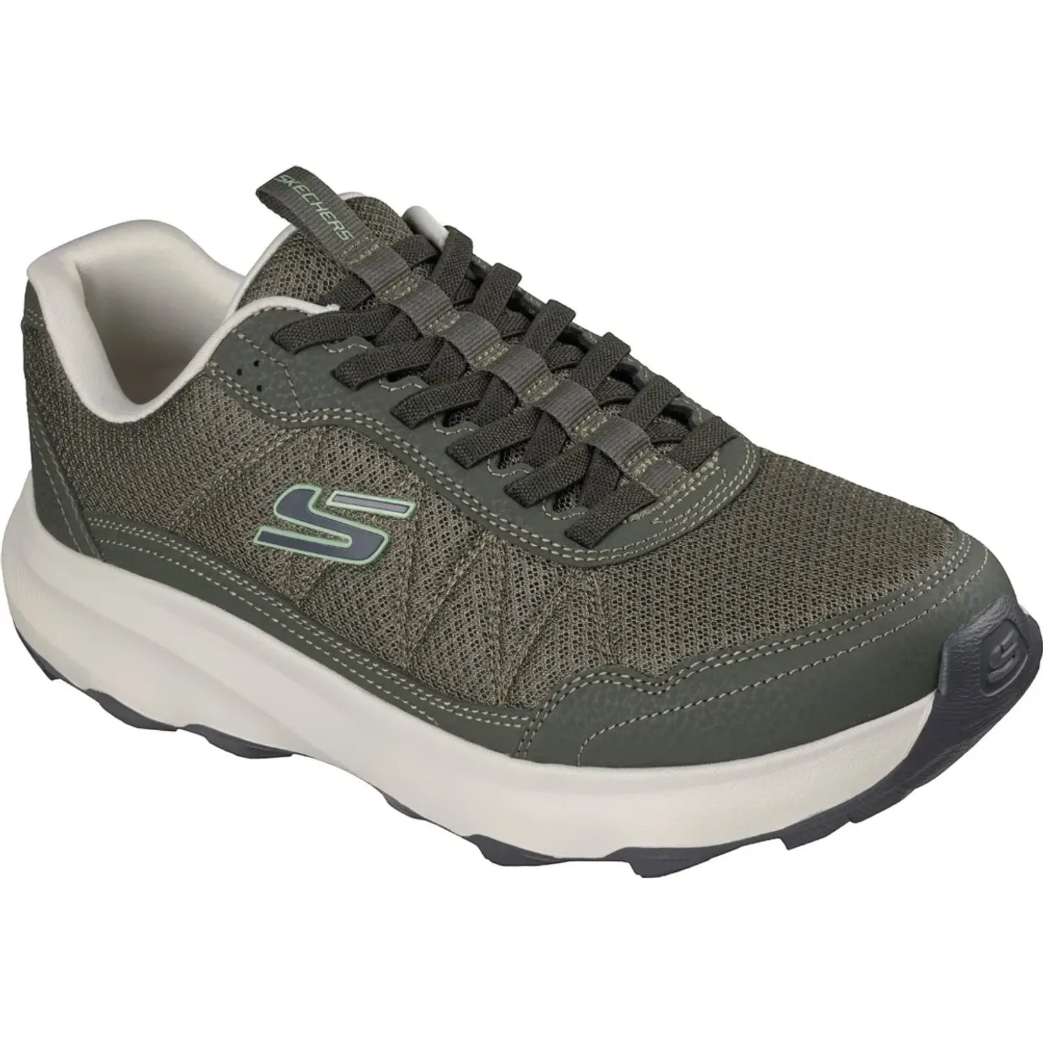Zapatillas Skechers Urbanas Hombre Ridge Oak color oliva | Platanitos