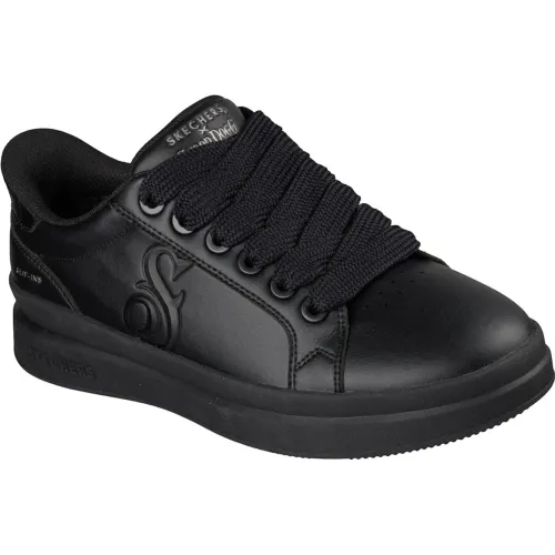Zapatillas Skechers Urbanas Hombre Courtside color negro | Platanitos