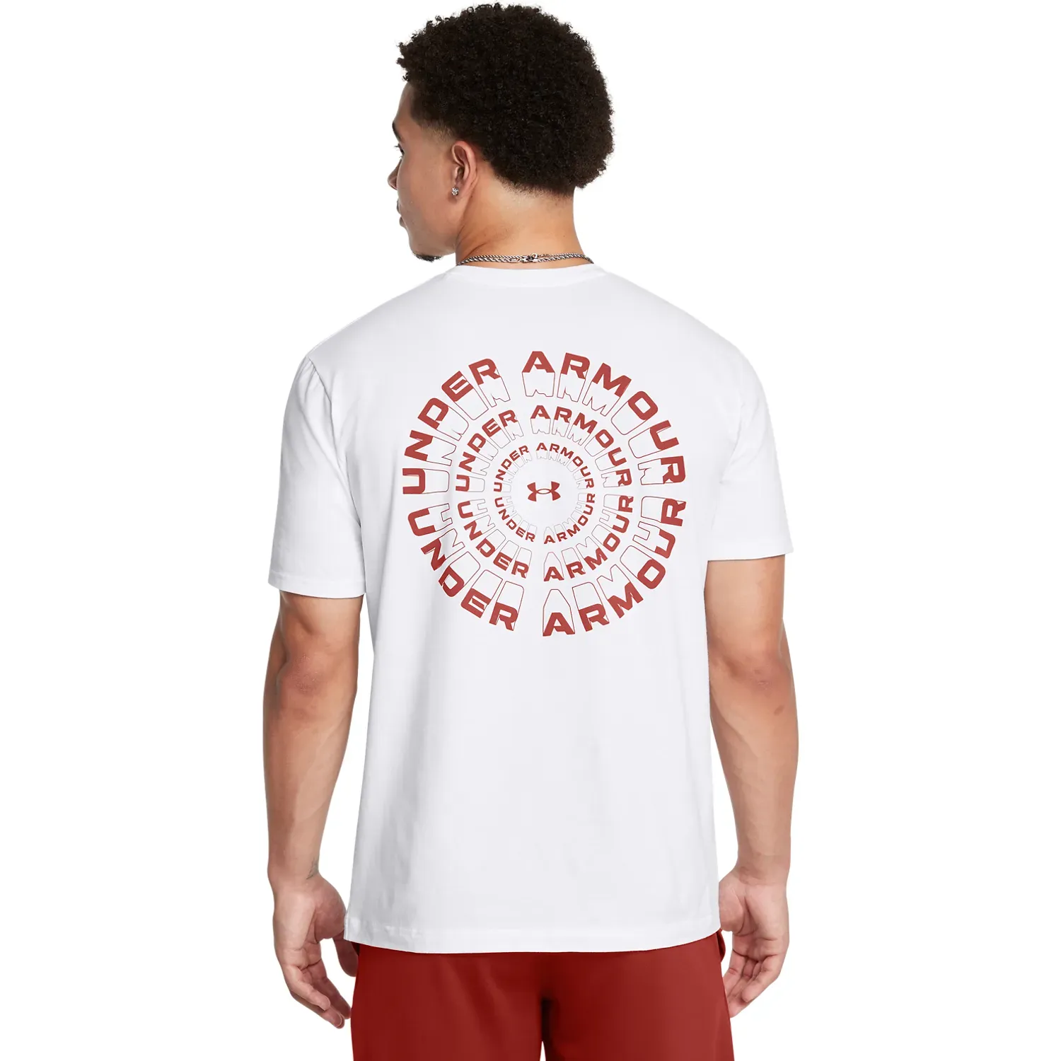 Polo Under Armour Deportivo Hombre Radial Wm 60/40s Ss color blanco | Platanitos