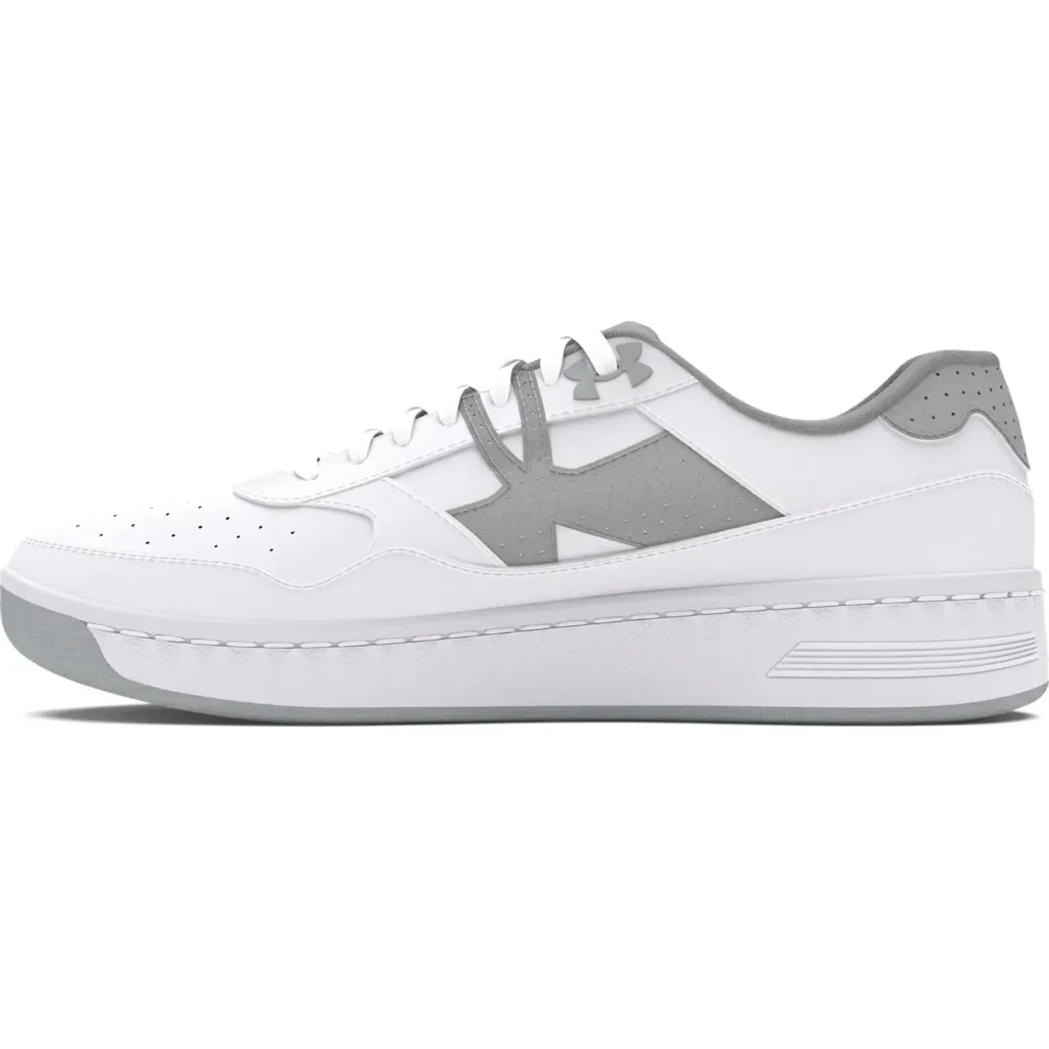 Zapatillas Under Armour Urbanas Hombre Court 96 Suede color blanco / gris | Platanitos