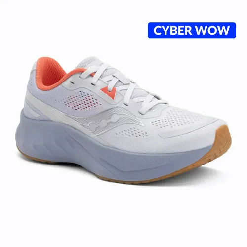 Zapatillas Saucony Running Mujer Tide 2 color blanco | Platanitos