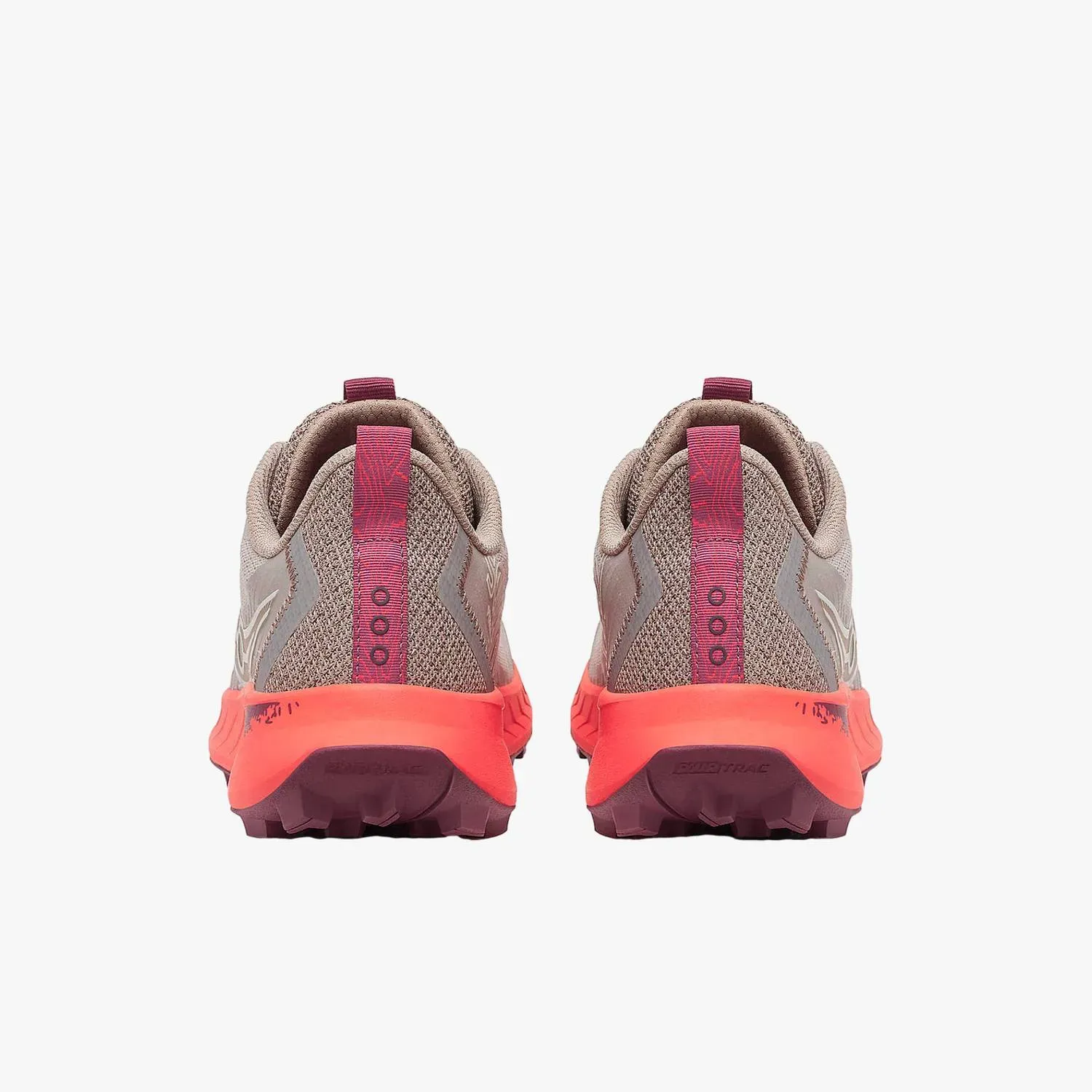 Zapatillas Saucony Running Mujer  Peregrine 15 color blanco / naranja | Platanitos