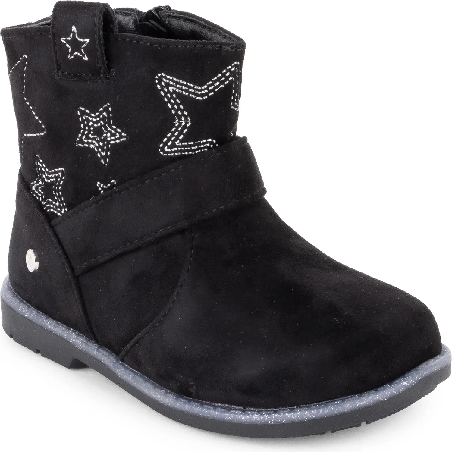 Bota Bubble Gummers  Casual Niña Fiction color negro | Platanitos