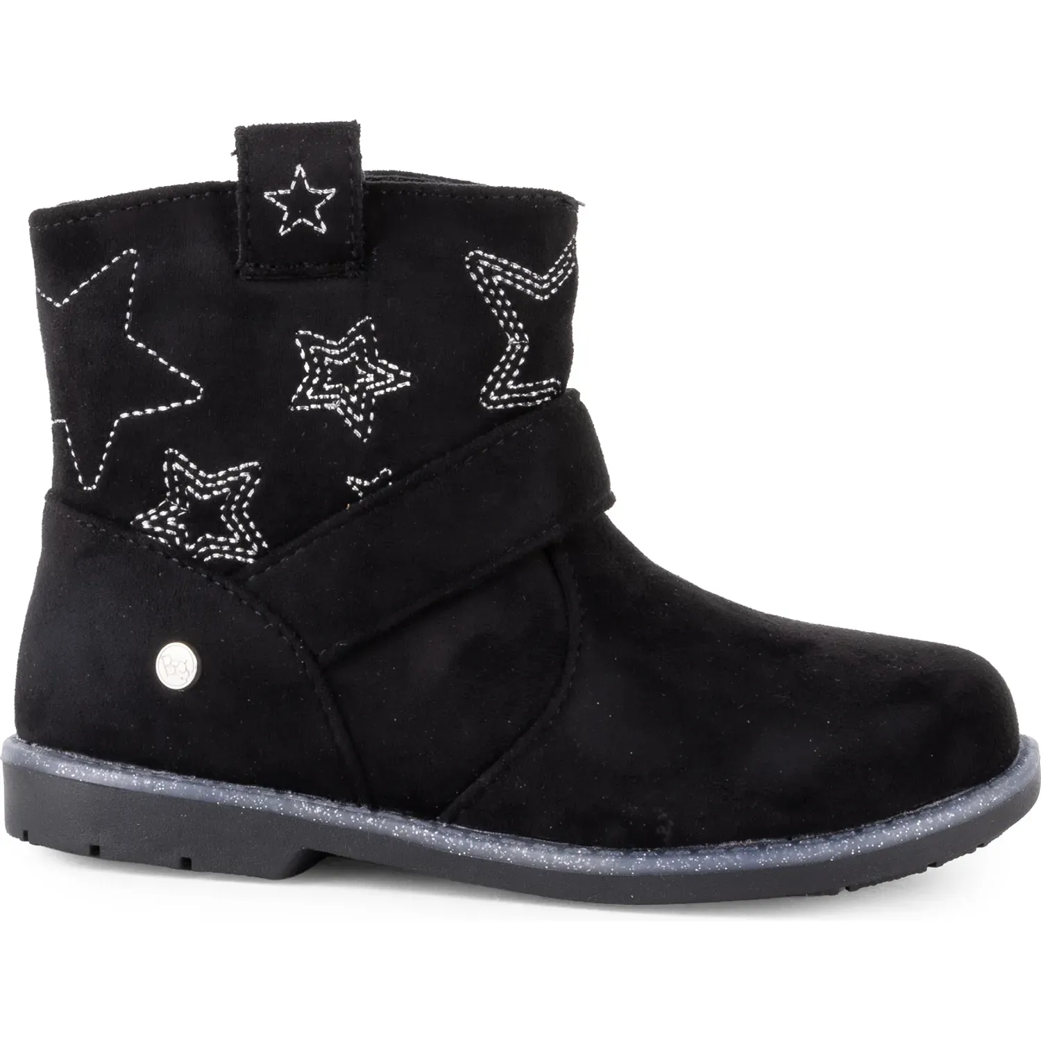 Bota Bubble Gummers  Casual Niña Fiction color negro | Platanitos