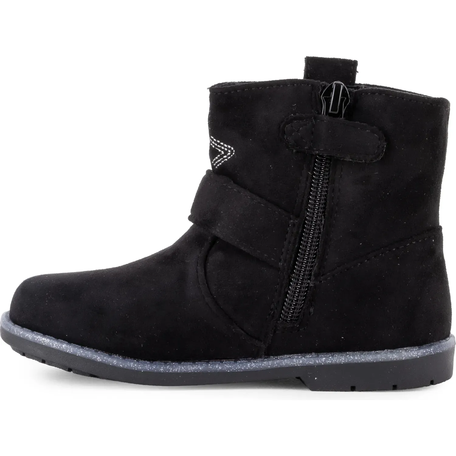 Bota Bubble Gummers  Casual Niña Fiction color negro | Platanitos