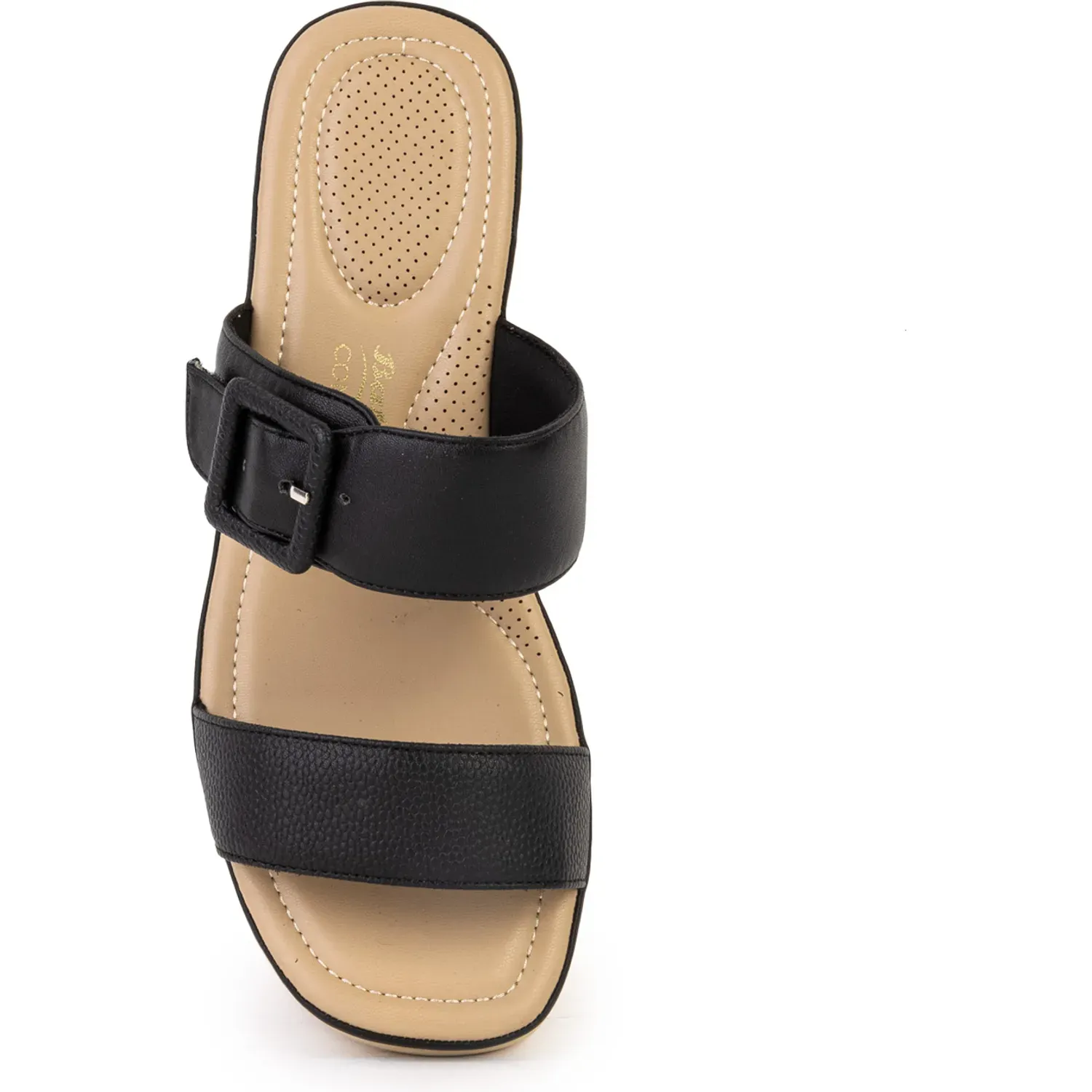 Sandalias Bata Comfit Confort Mujer Confort Carol color negro | Platanitos