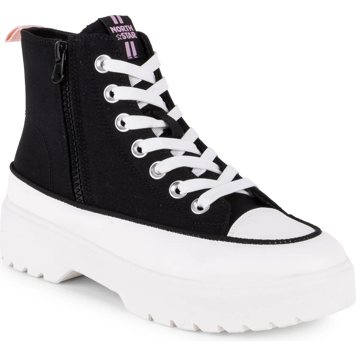 Zapatillas North Star Urbanas Dama Salta color negro | Platanitos