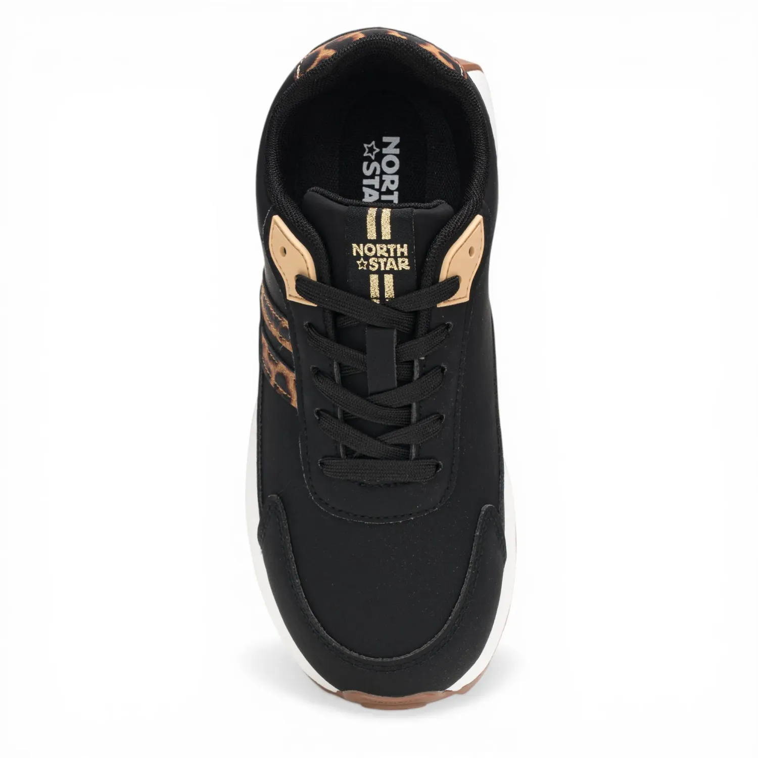 Zapatillas North Star Urbanas Dama Silvana color negro | Platanitos
