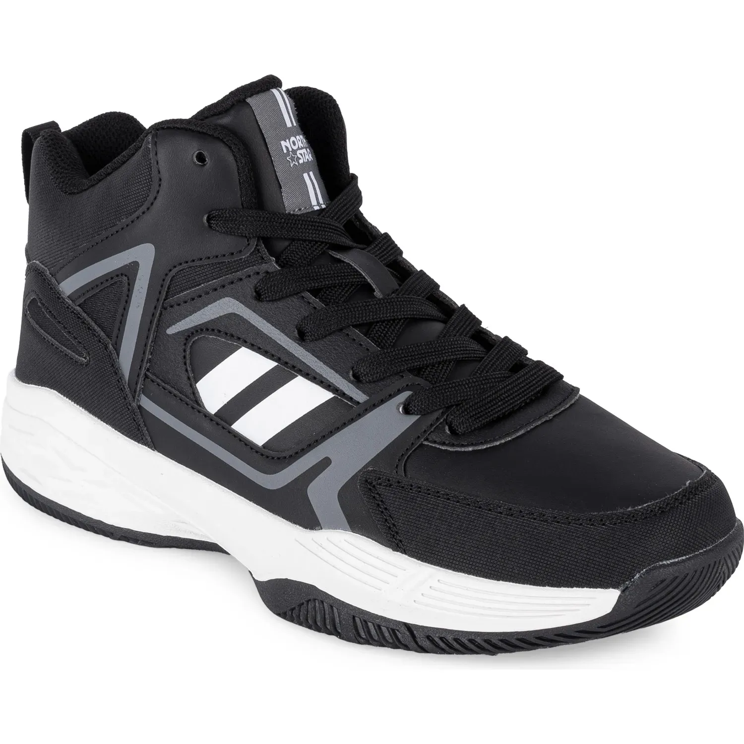 Zapatillas North Star Urbanas Caballero Fly color negro | Platanitos