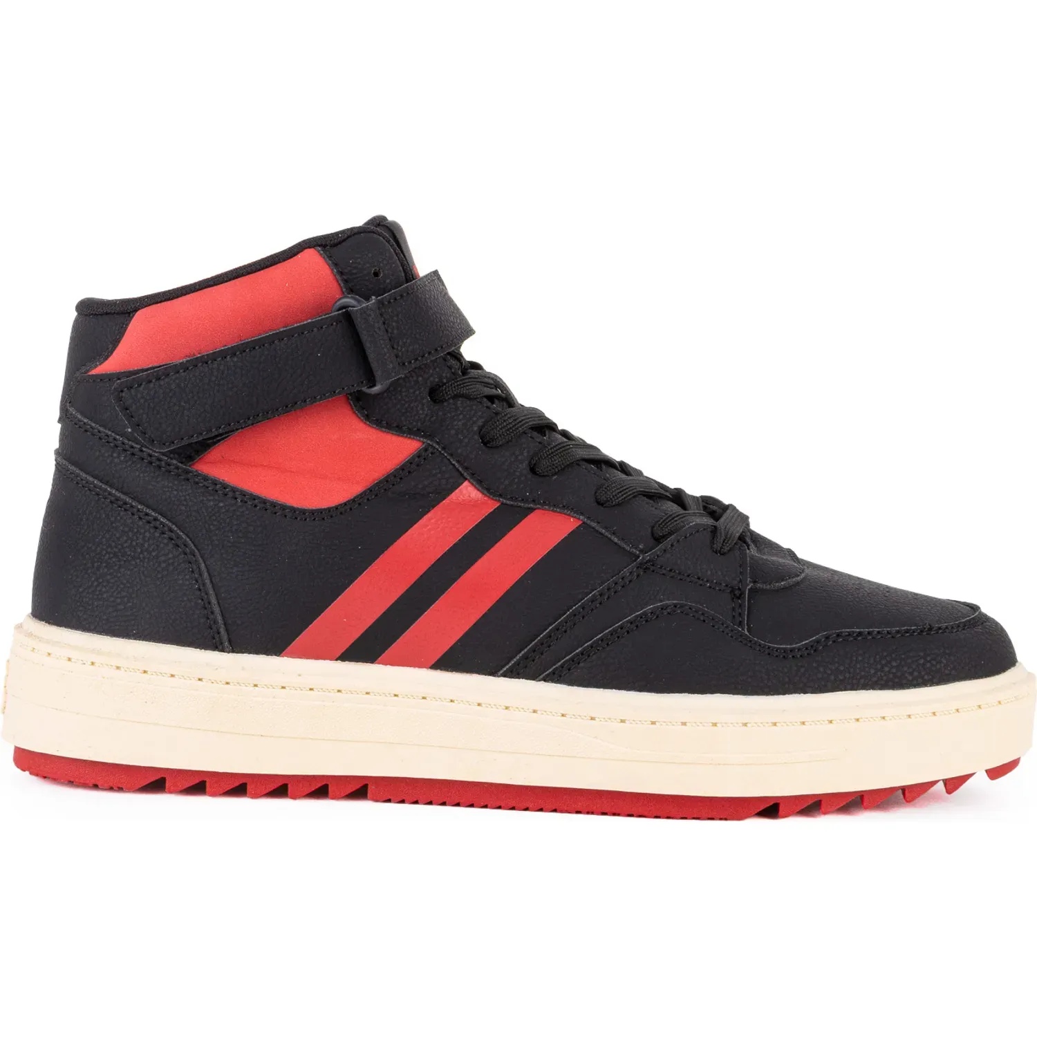 Zapatillas North Star Urbanas Caballero Replay color black/red | Platanitos