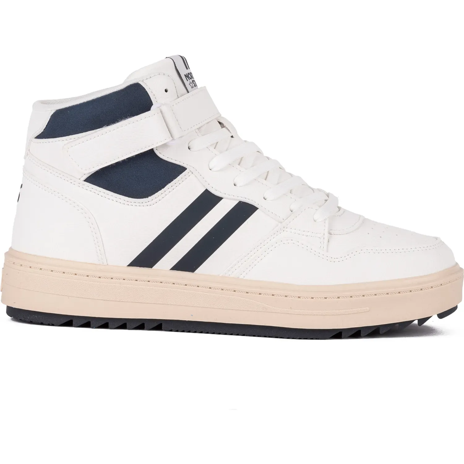 Zapatillas North Star Urbanas Caballero Replay color white / navy | Platanitos