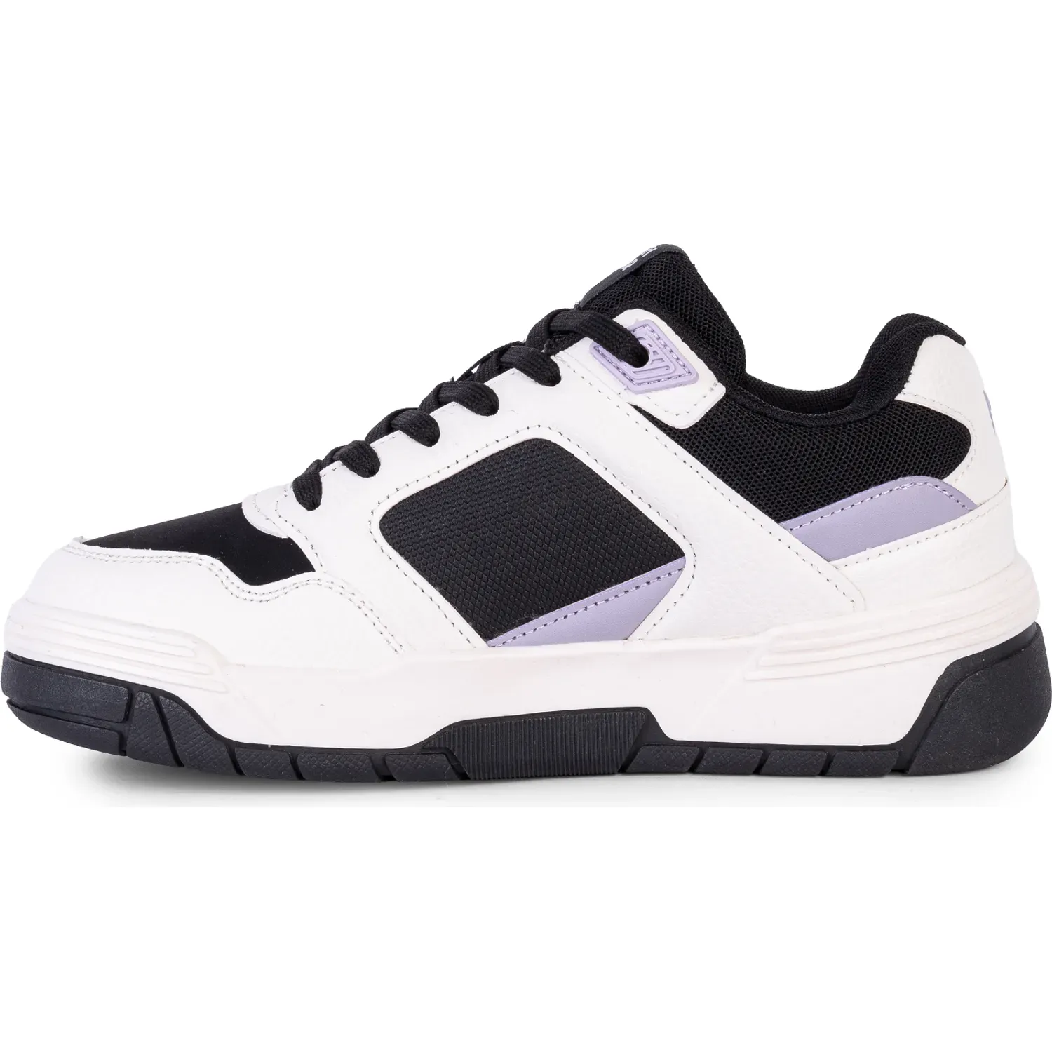 Zapatillas North Star Urbanas Dama Skater Chunk color black/white | Platanitos