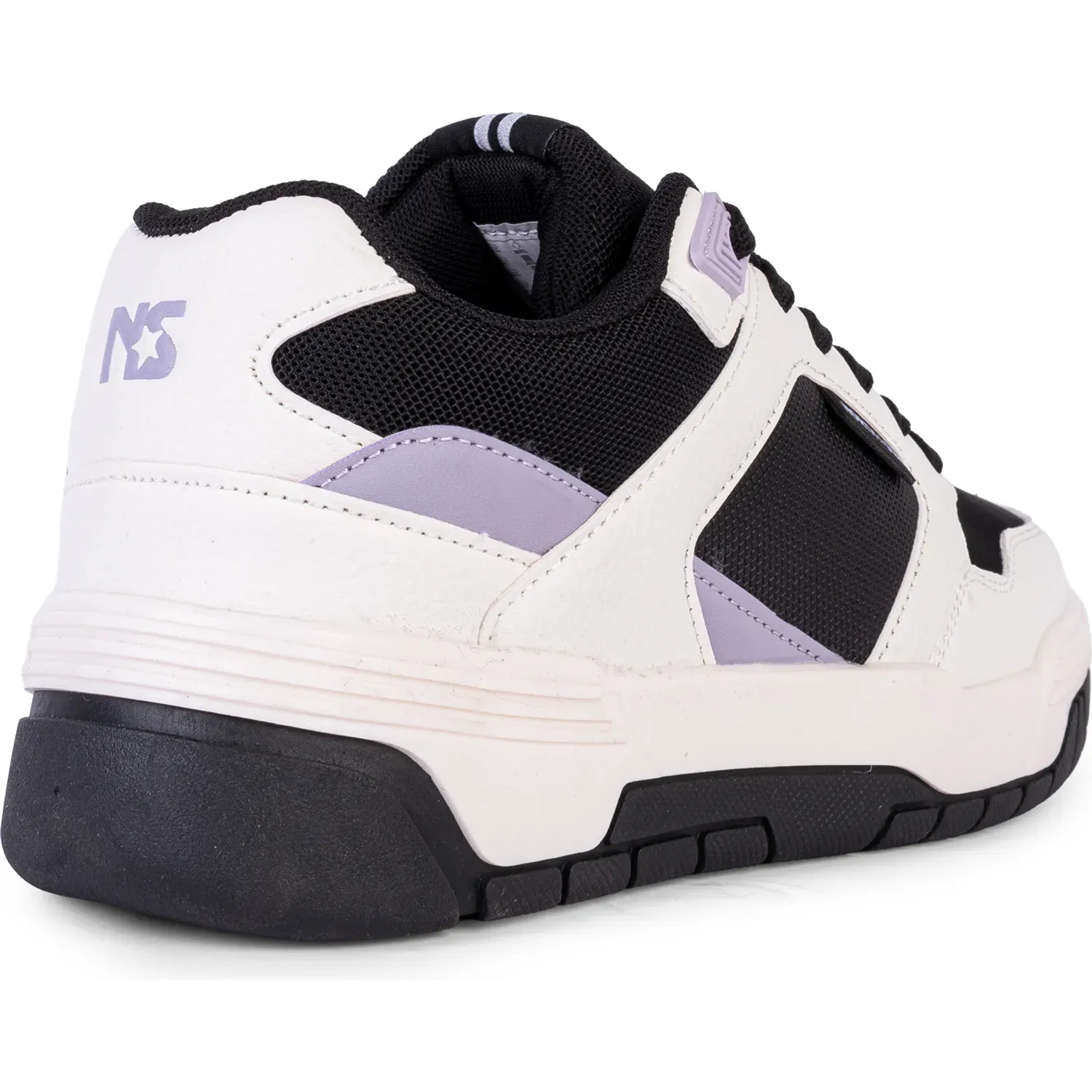 Zapatillas North Star Urbanas Dama Skater Chunk color black/white | Platanitos