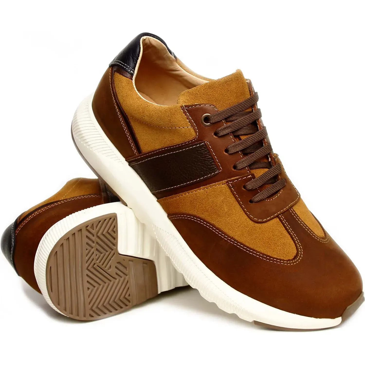 Zapatilla Hanover Casual Hombre Cerato color habano | Platanitos