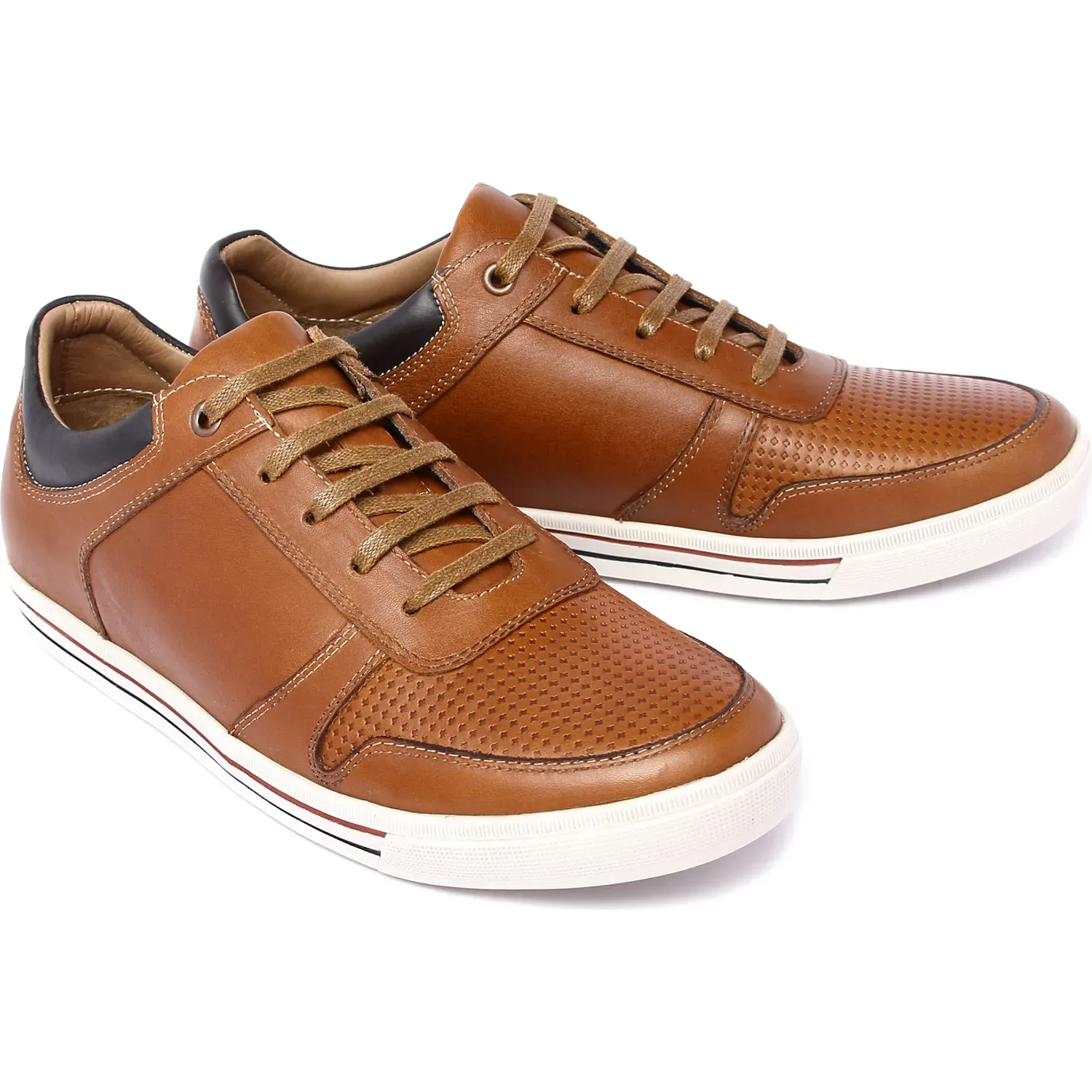 Zapatilla Hanover Casual Hombre Pull Up color tostado | Platanitos