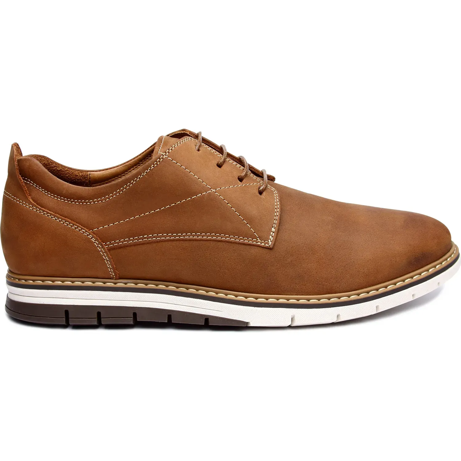 Hanover Zapato Hanover Casual Hombre Roxy color tabaco | Platanitos