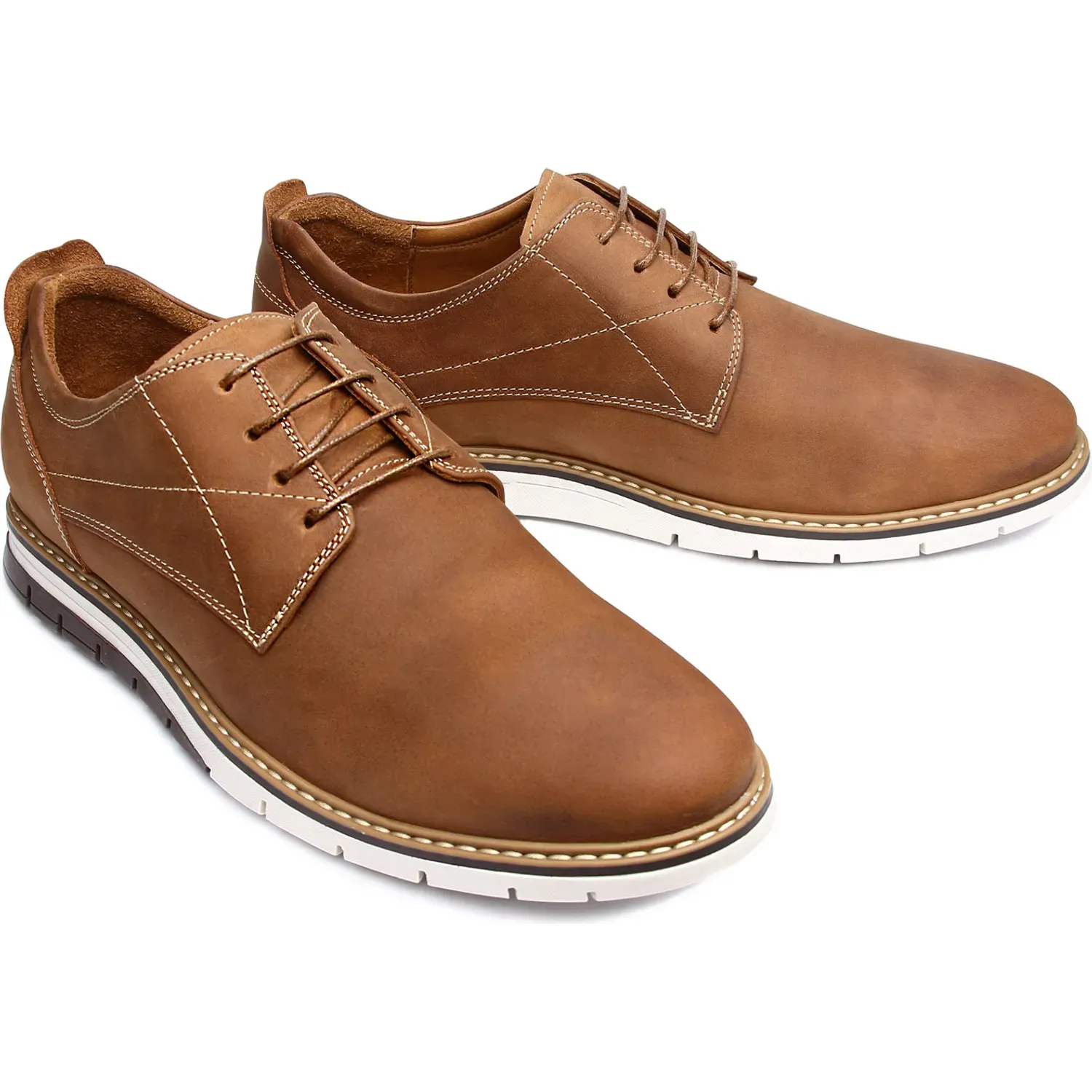 Hanover Zapato Hanover Casual Hombre Roxy color tabaco | Platanitos