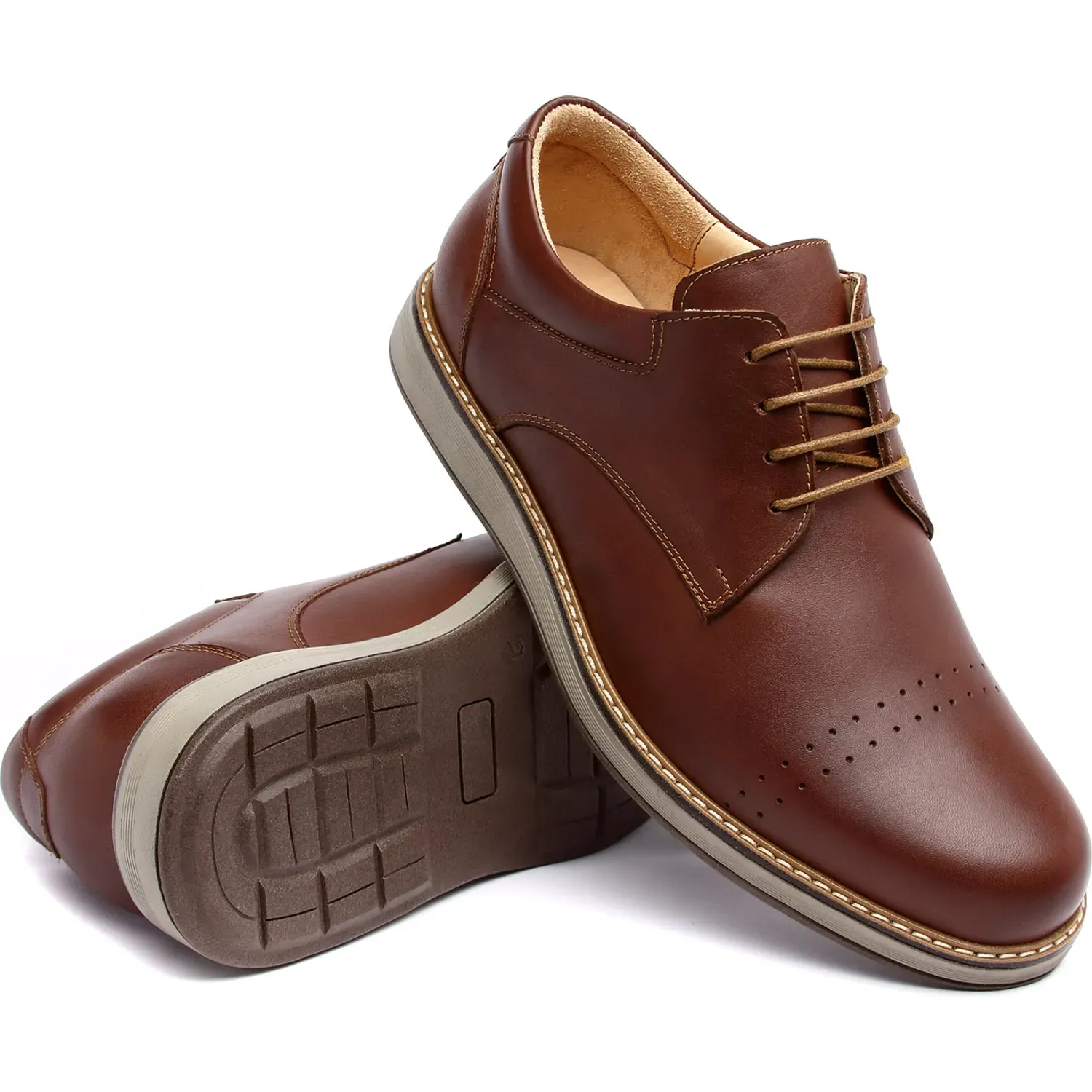 Zapato Hanover Casual Hombre Crust color marron | Platanitos