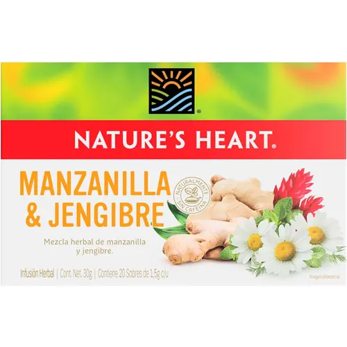 NATURES HEART Varios modelo Infusion Te Manzanilla Y Jengibre 20 Sobres varios 2026031821591113376  
