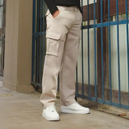 KANSAS Pantalon Hombre K02232 Cargo Loose Fit