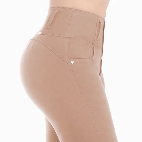 KANSAS Jeans Mujer O11651 Cintura 3b Pitillo S/B