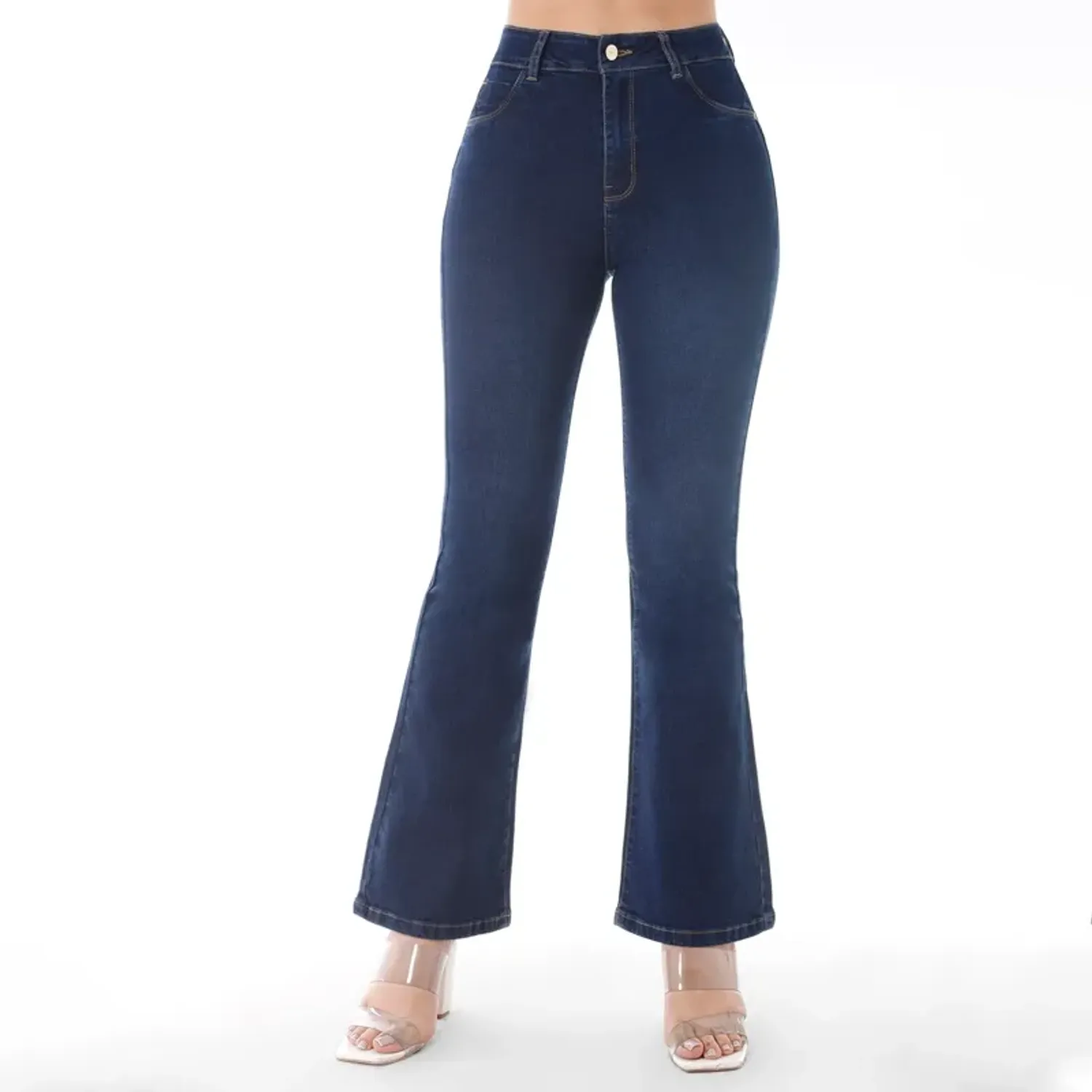 Jeans Kansas Mujer Be0250 Cintura Flare 1b color pepper | Platanitos
