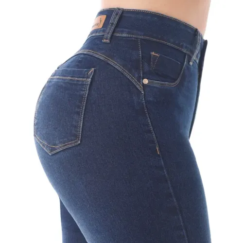 KANSAS Jeans Mujer Be0250 Cintura Flare 1b