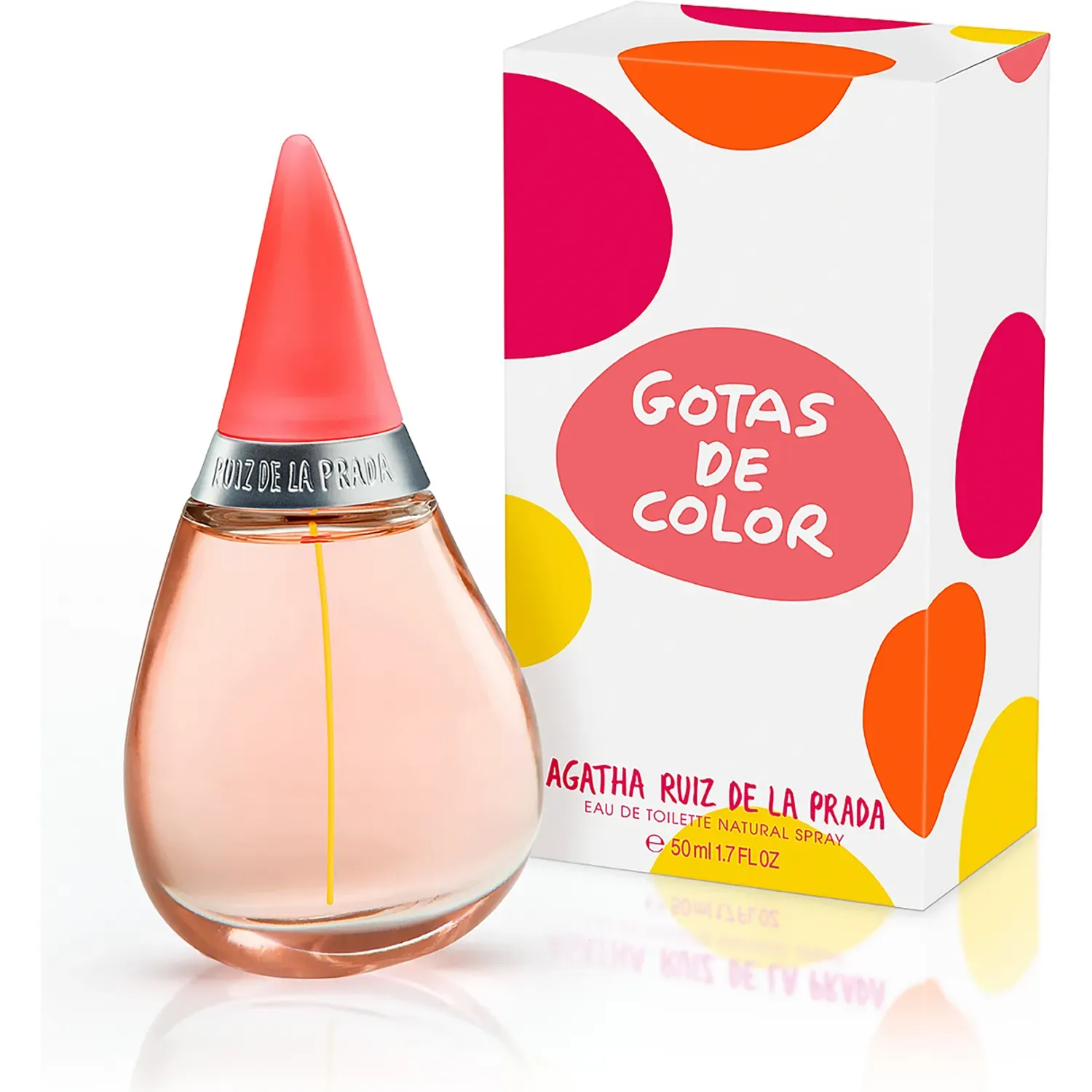 Perfume Agatha Ruiz De La Prada Mujer Gotas De Color Eau De Toilette 50 Ml color melon | Platanitos
