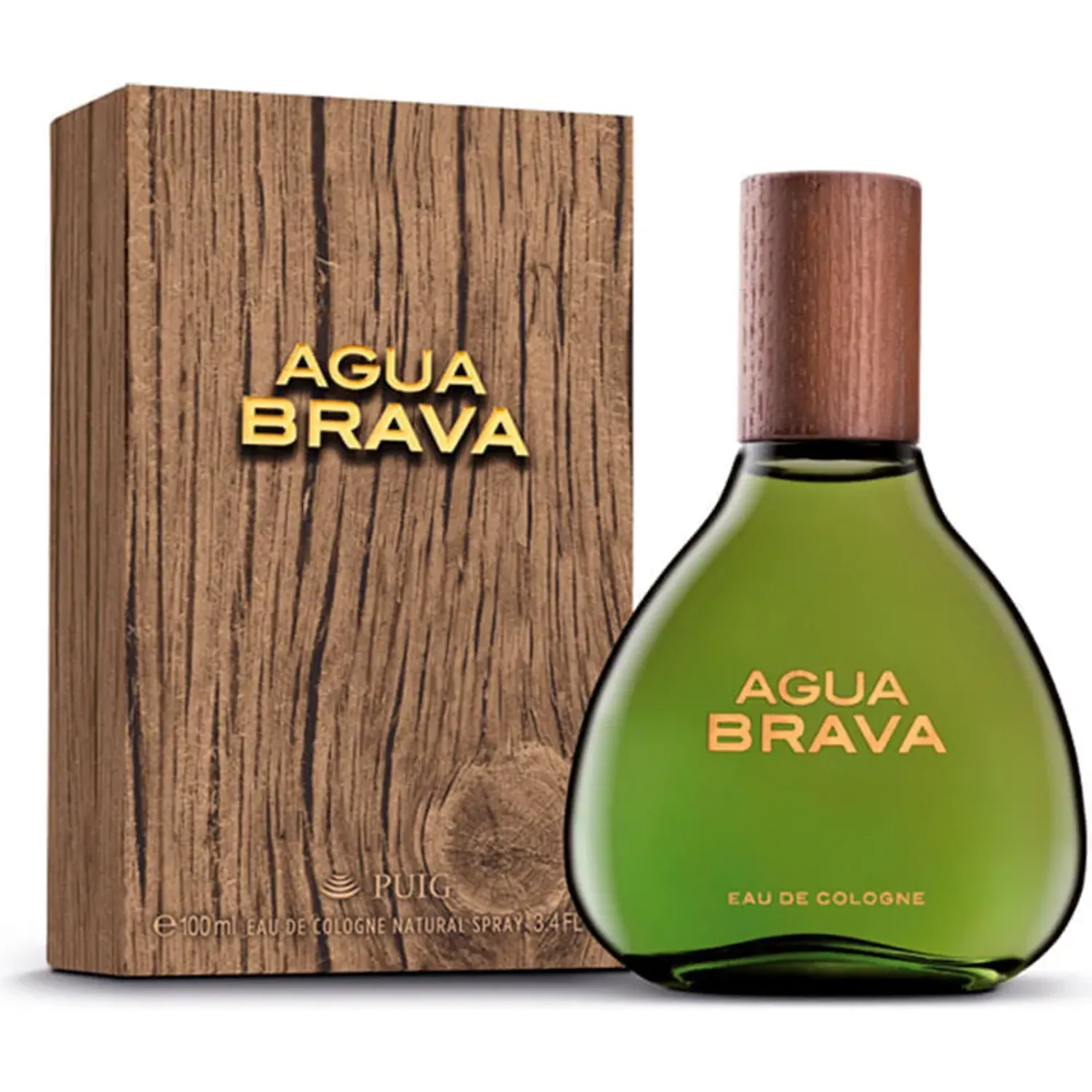 AGUA BRAVA Perfume Agua Brava Hombre Agua Brava Eau De Cologne 100 Ml color verde / marron | Platanitos