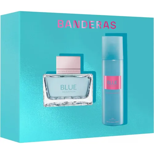Banderas Set Perfume Mujer Blue Seduction Woman Eau De Toilette 80 Ml + 24h Deodorant Spray 150 Ml